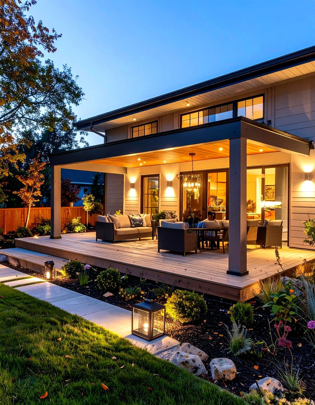 Wireless Battery Accent Spotlights - 24 Covered Patio Lighting Ideas