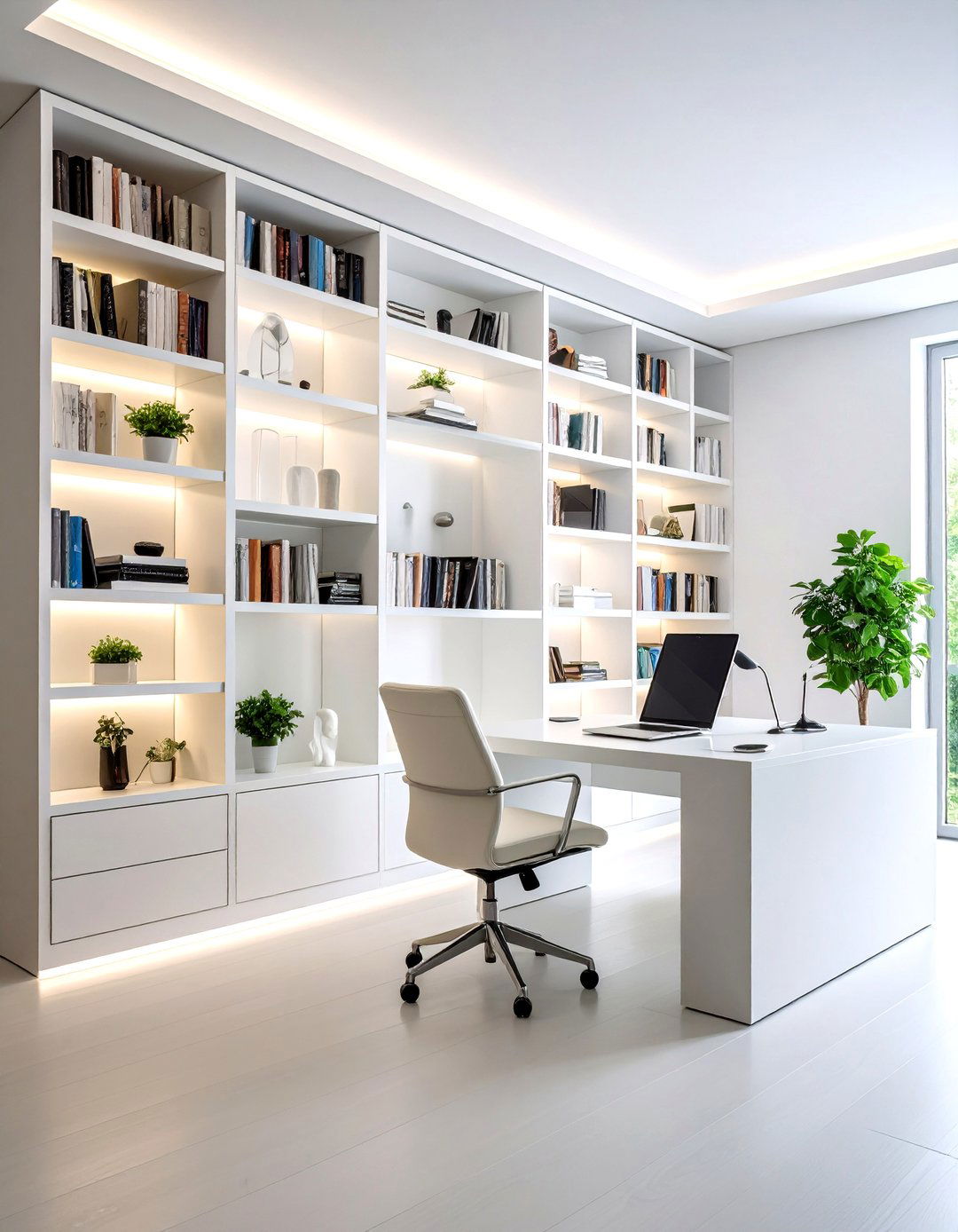 Wireless Bookshelf Picture Light Network - 24 Bookshelf Lighting Ideas