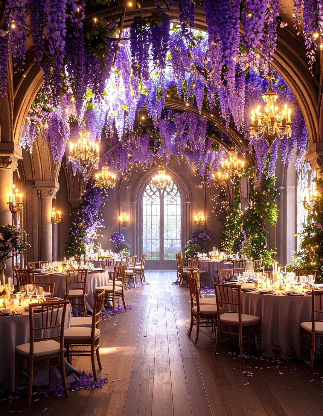 Wisteria Fairytale Wedding - 24 Purple Wedding Theme Ideas