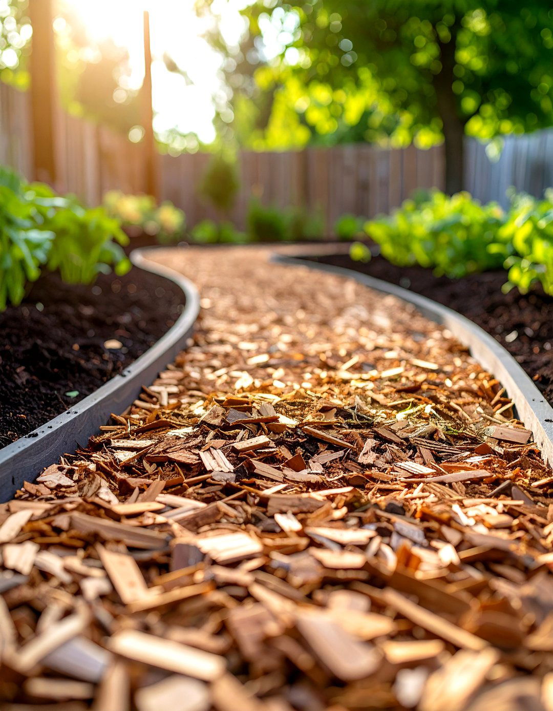 Wood Chip Mulch Trails - 24 Natural Walkway Ideas