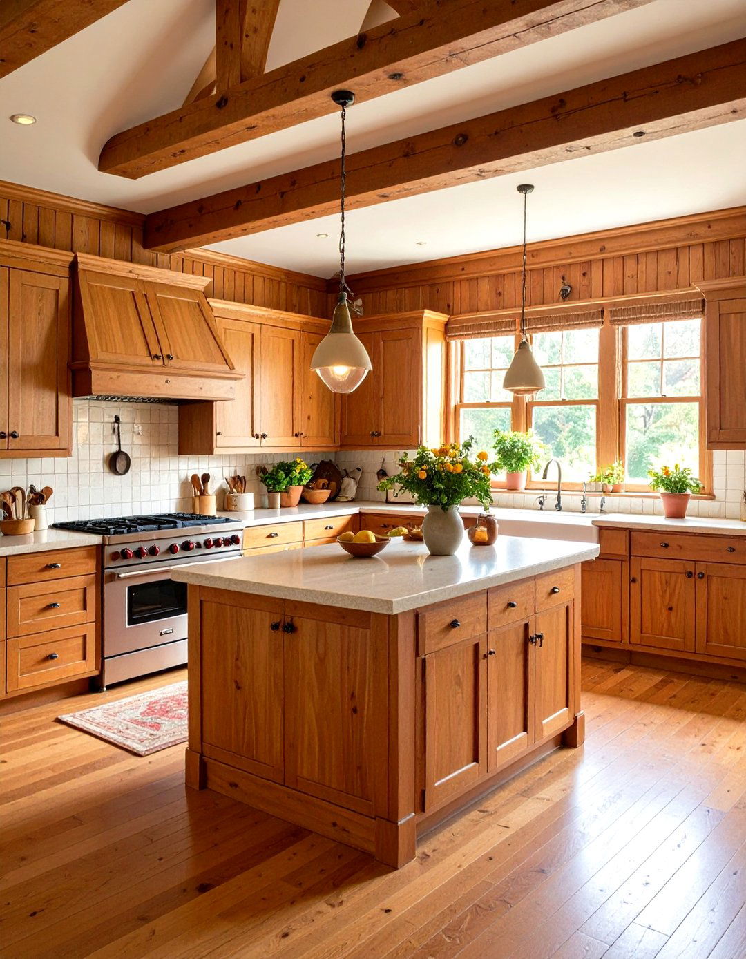 Wood Paneled s Kitchen - 24 Vintage Kitchen Ideas