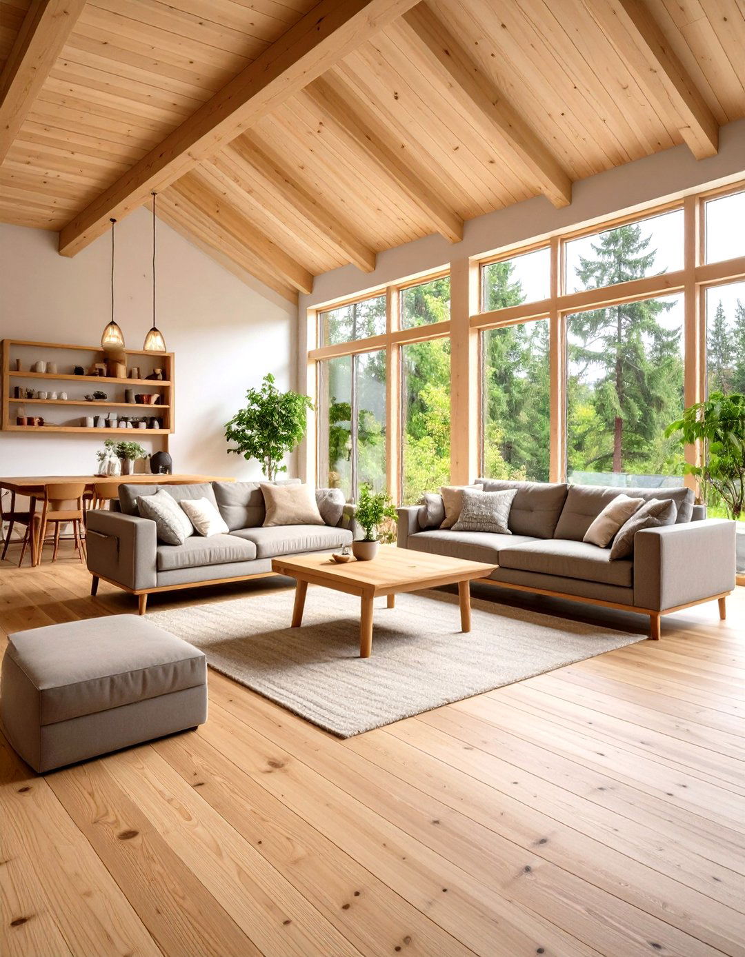 Wood Plank Installation - 24 Cheap Ceiling Ideas
