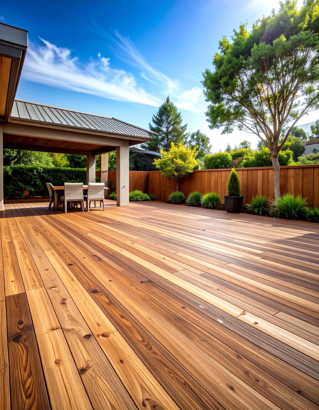 Wood Plank Stamped Concrete Patio - 24 Stamped Concrete Patio Ideas