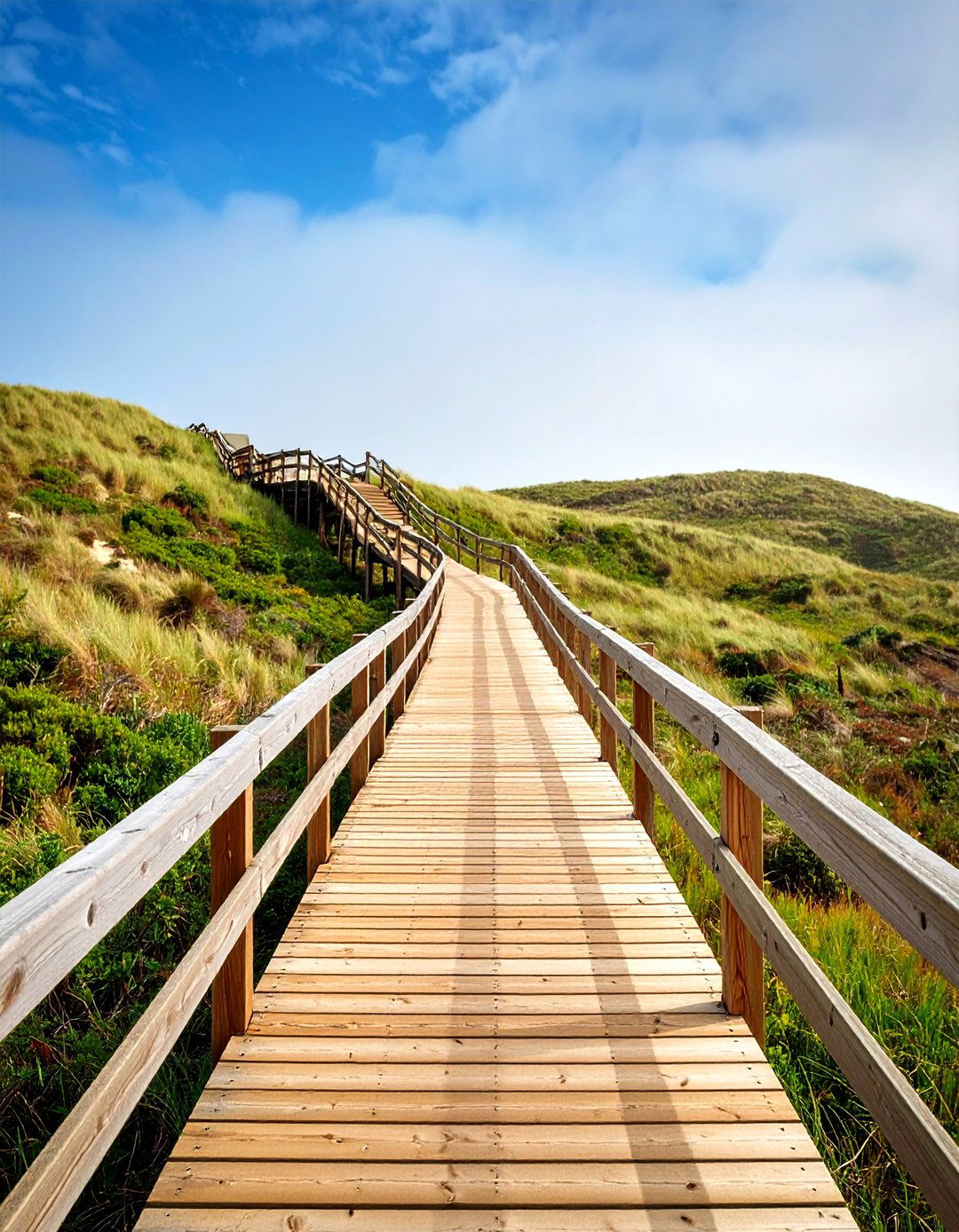 Wooden Deck Boardwalk System - 24 Sloped Walkway Ideas