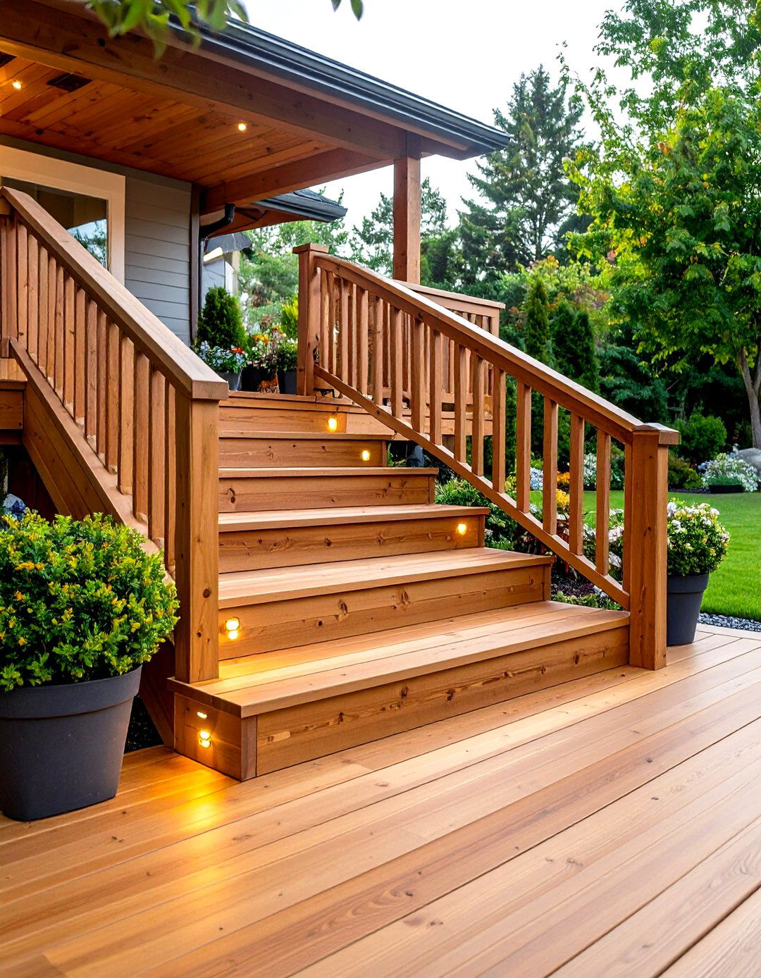 Wooden Deck Patio Steps - 24 Patio Steps Ideas