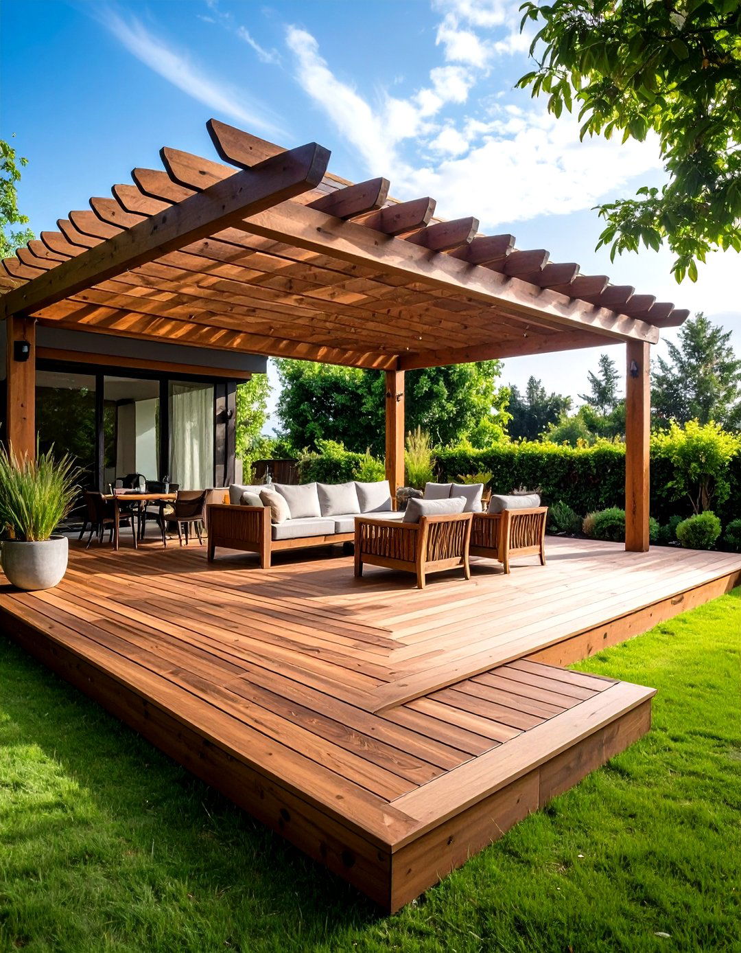 Wooden Outdoor Living Extensions - 24 Wooden Interior Design Ideas