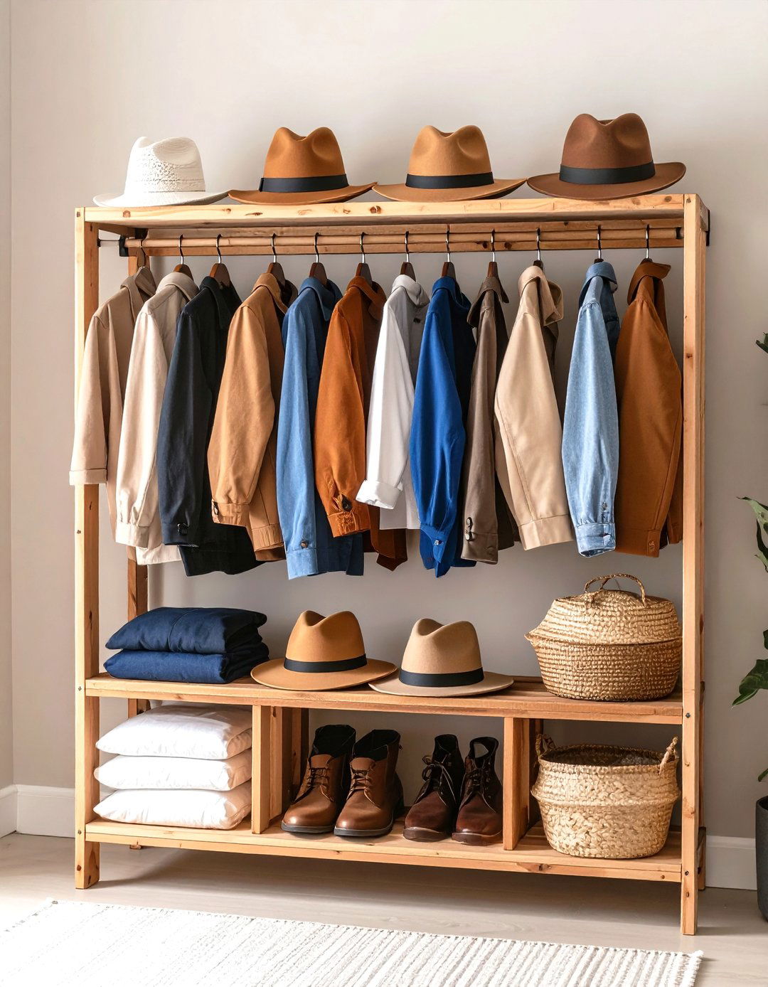 Wooden Pallet Hat Rack - 24 Hat Storage Ideas