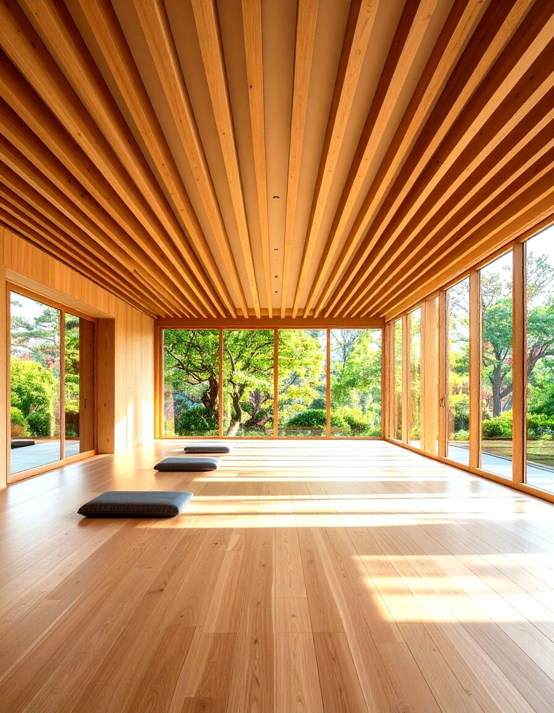 Wooden Slat Ceiling Systems - 24 Ceiling Trim Ideas