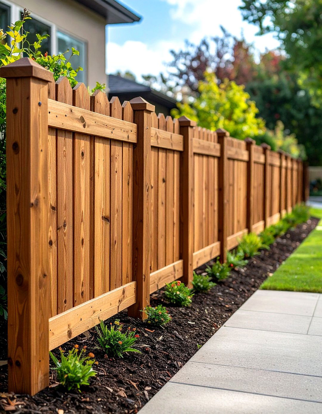 Wooden Timber Frame Border - 24 Gravel Driveway Edging Ideas