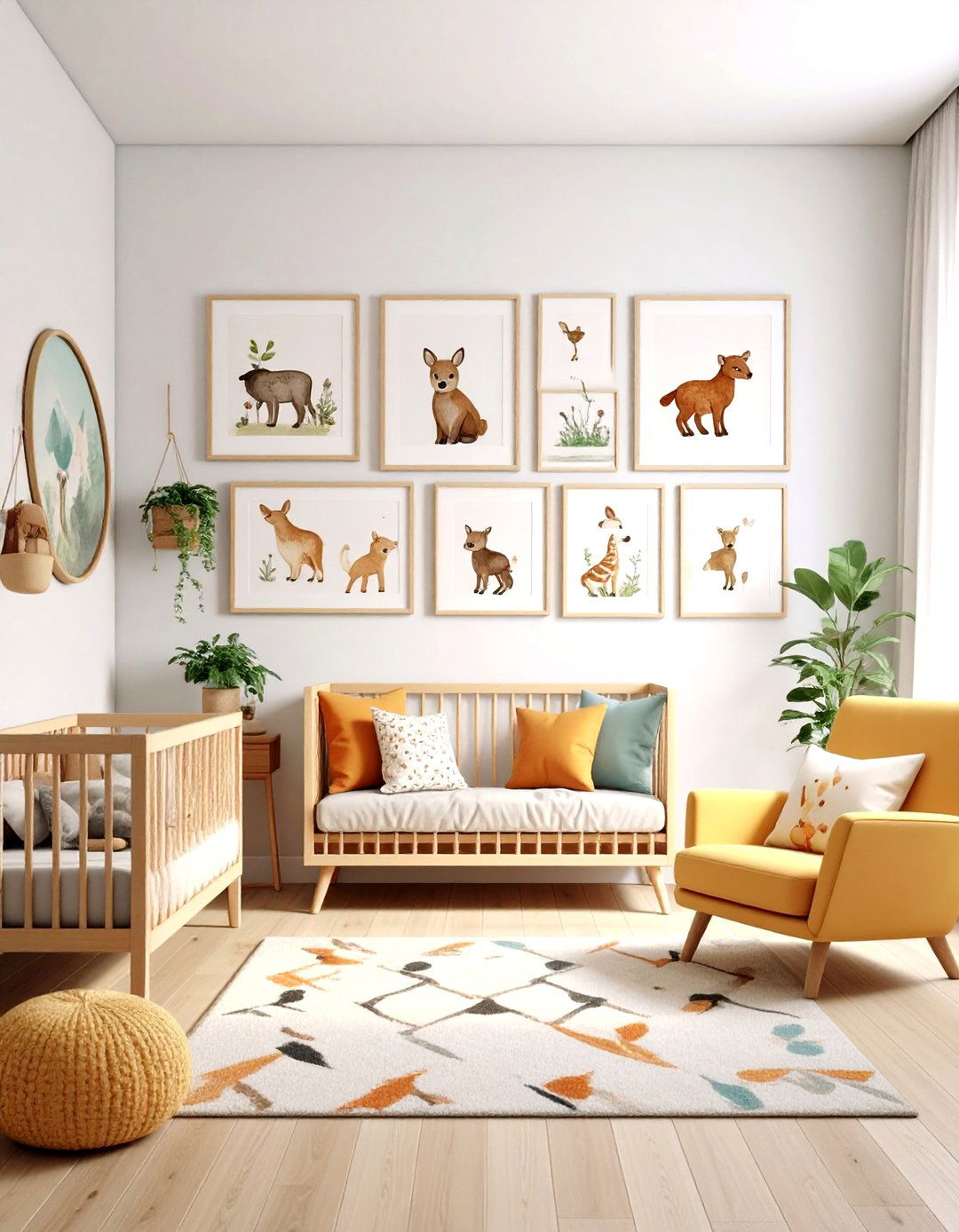 Woodland Animals Gallery Wall - 24 Woodland Nursery Ideas