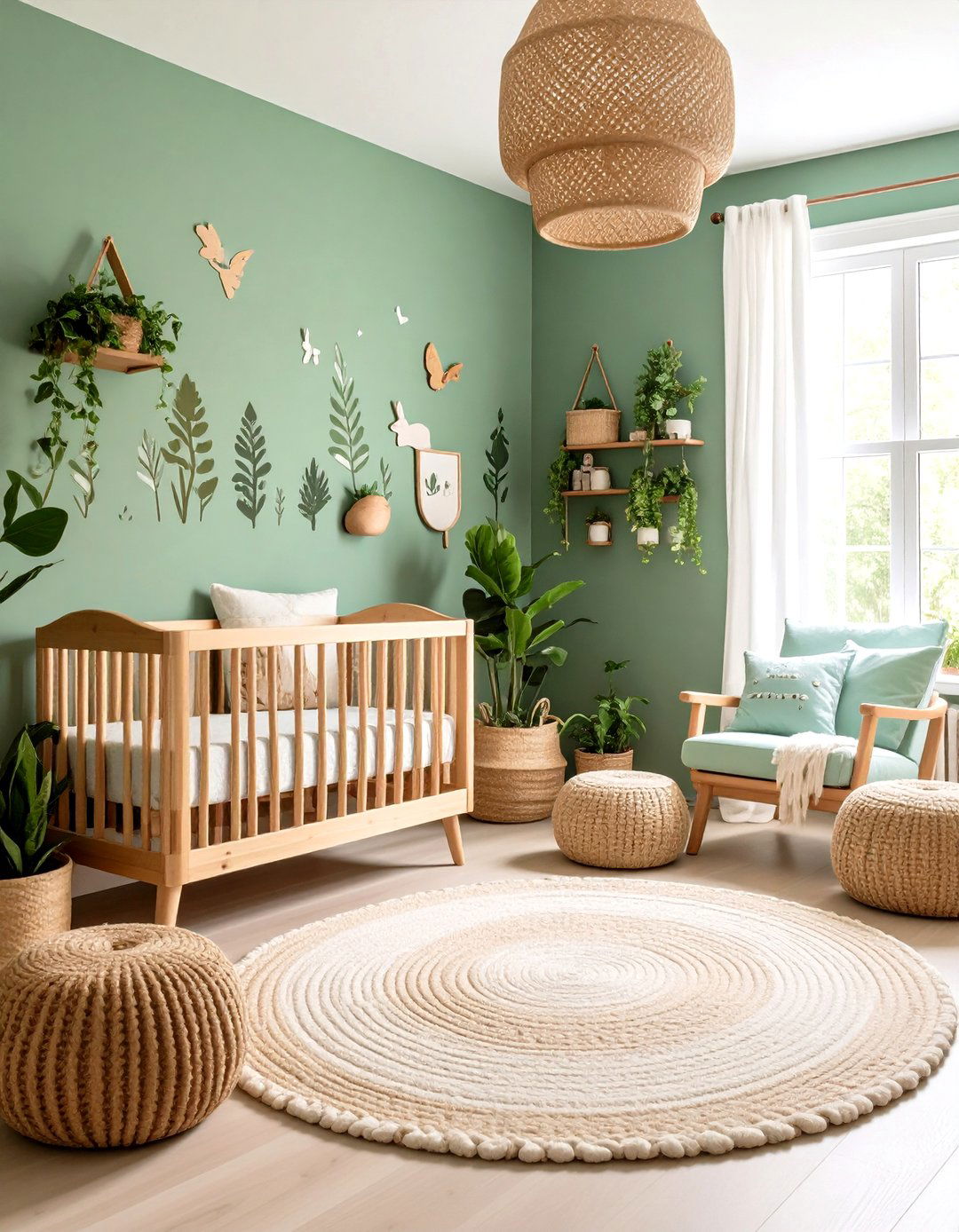 Woodland Farmhouse Nursery - 24 Farmhouse Nursery Ideas