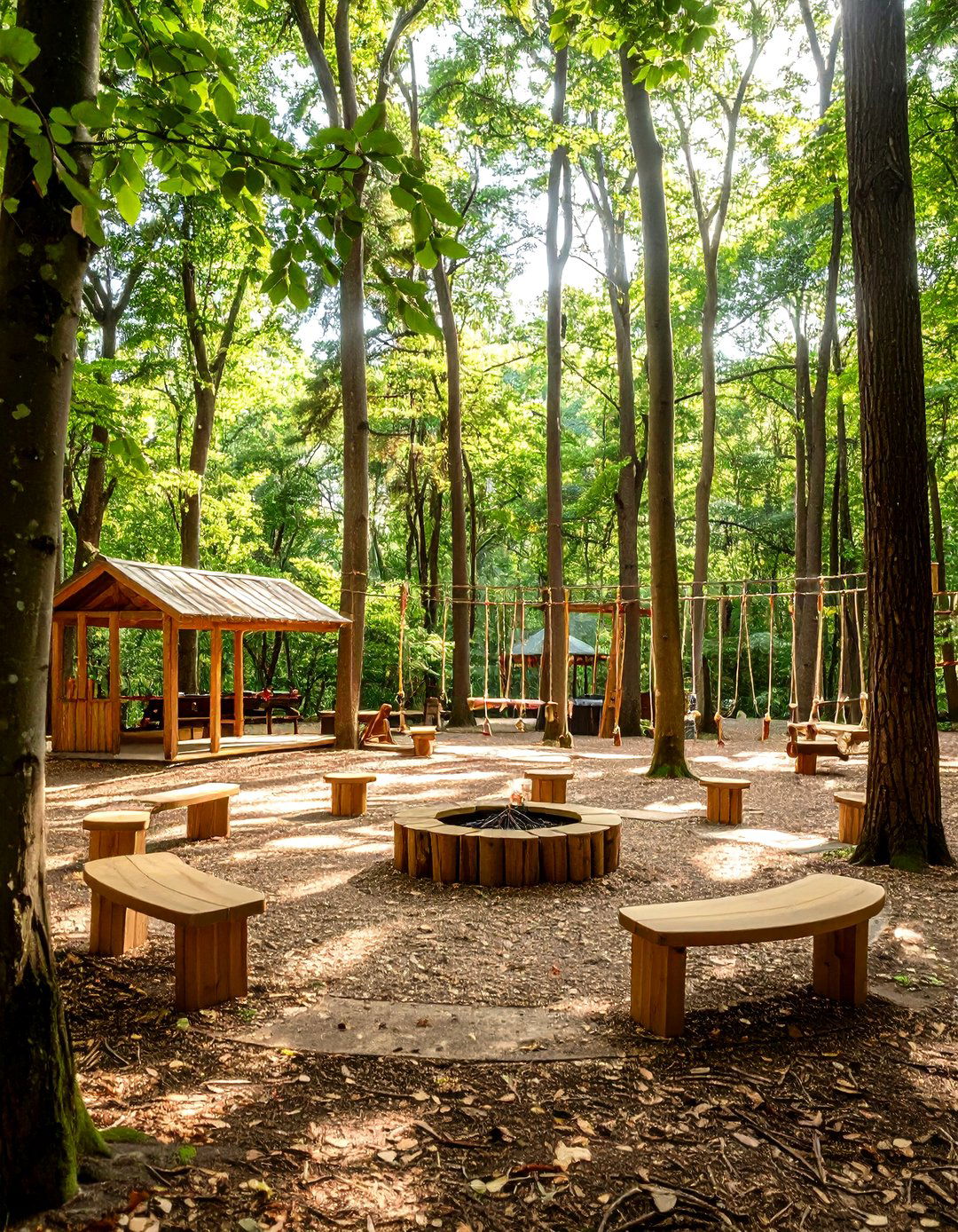Woodland Forest School Area - 24 Eyfs Outdoor Area Ideas