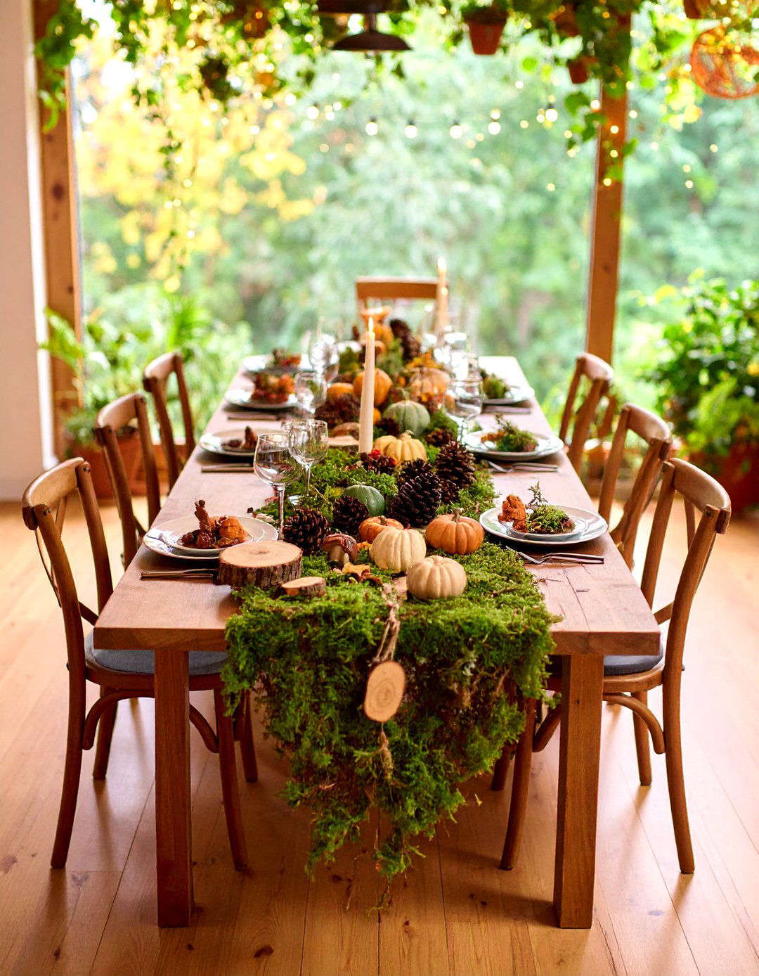 Woodland Forest Thanksgiving Theme - 24 Thanksgiving Decor Ideas