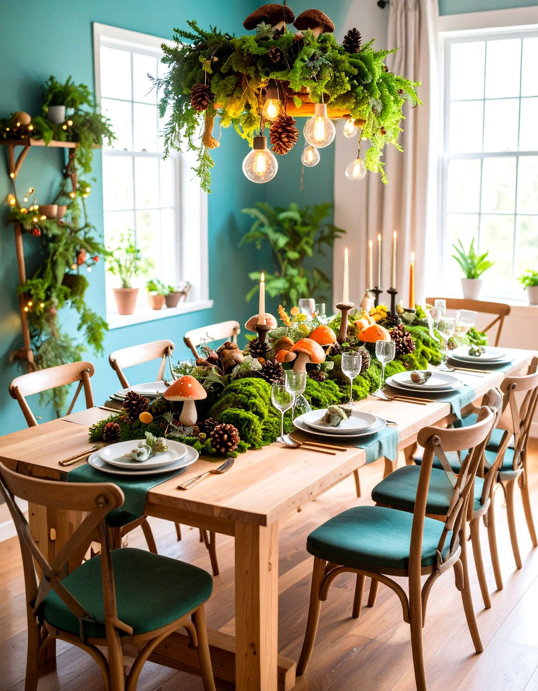 Woodland Forest Themes - 24 Fall Table Decor Ideas
