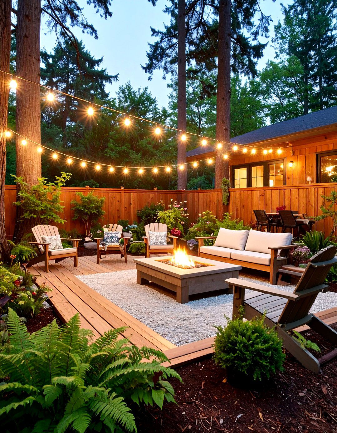 Woodland Retreat Backyard with Natural Forest Feel - 24 Backyard Ideas