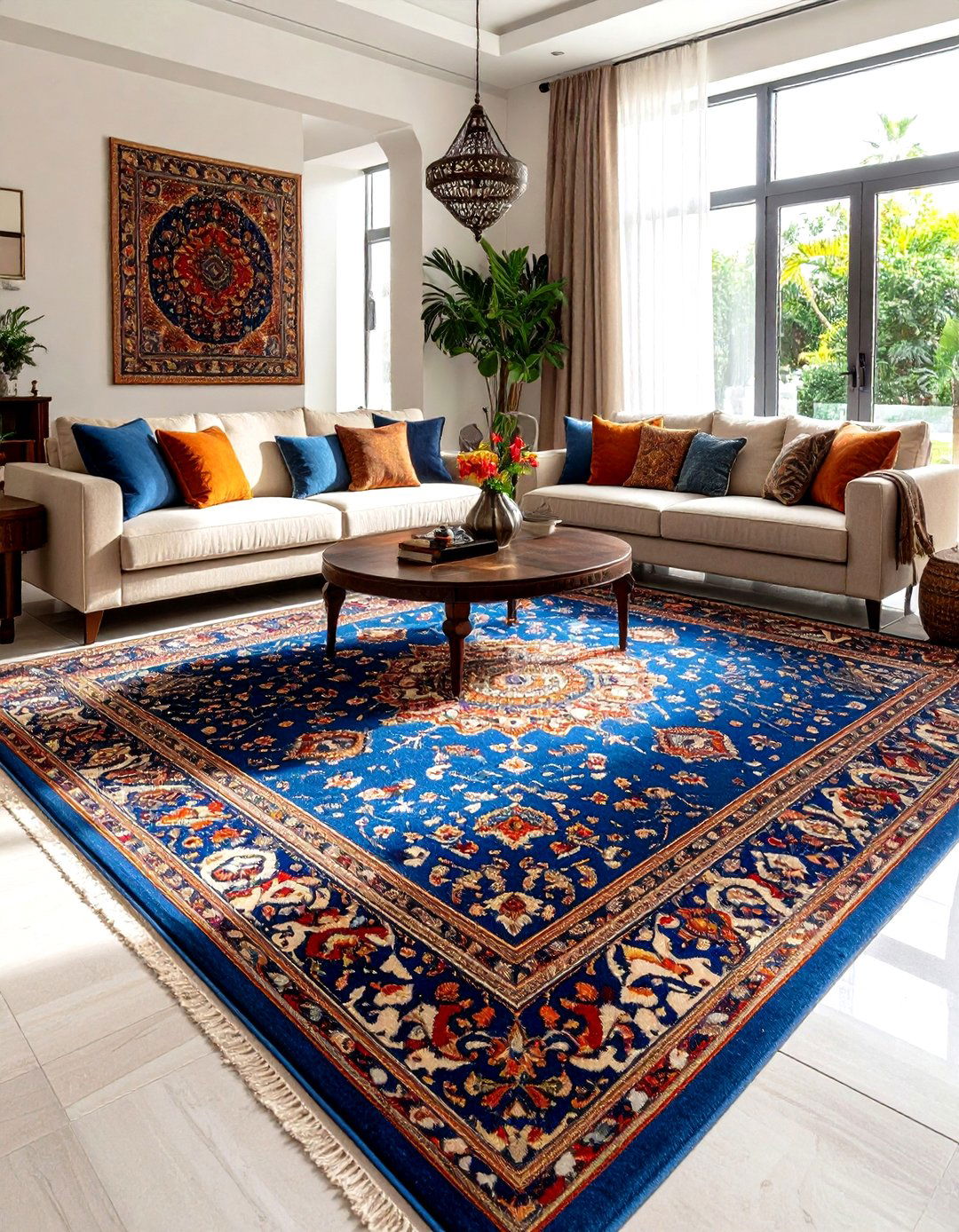 Wool Traditional Luxury Rugs - 24 Living Room Rug Ideas
