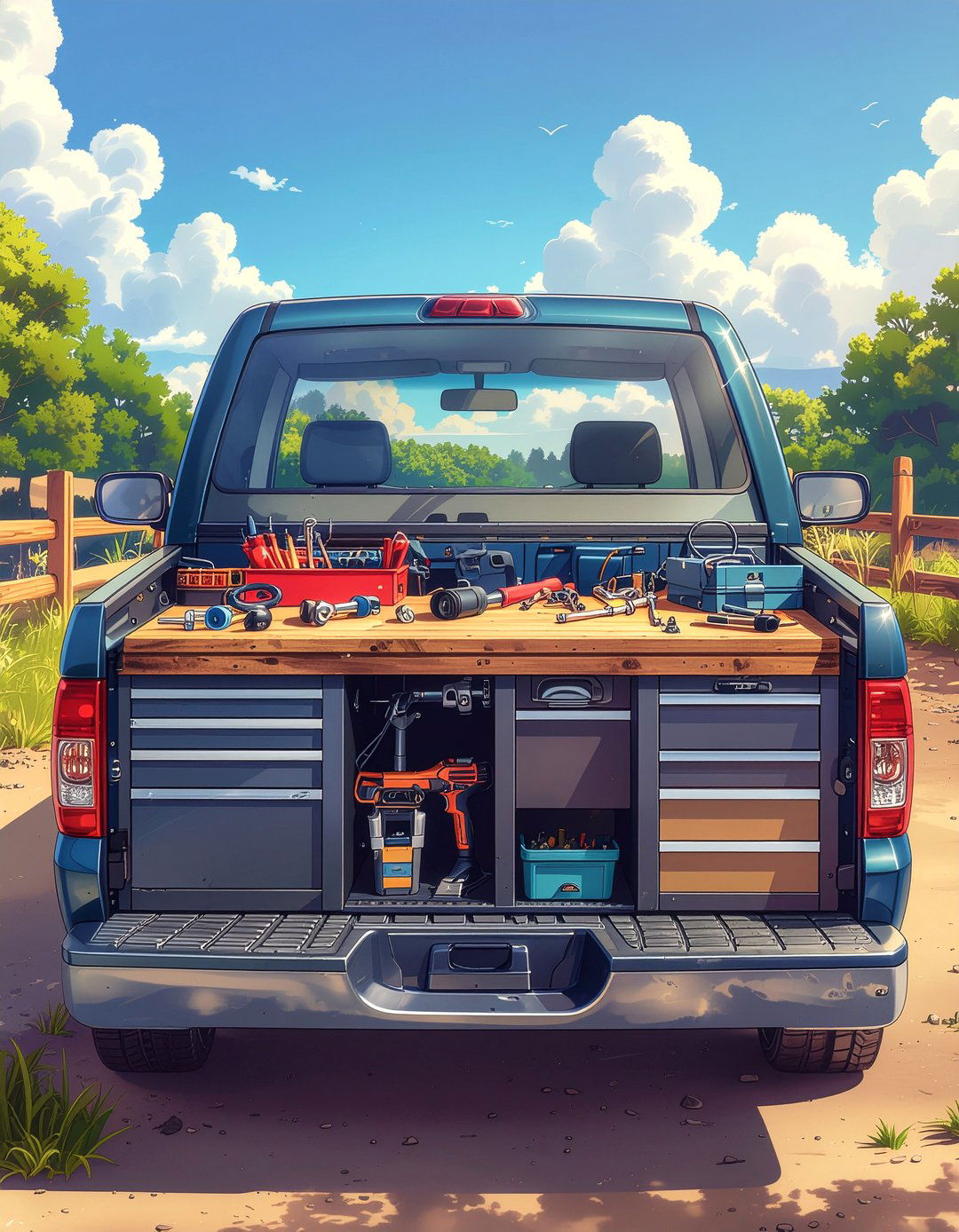 Workstation Integration Systems - 24 Truck Bed Storage Ideas