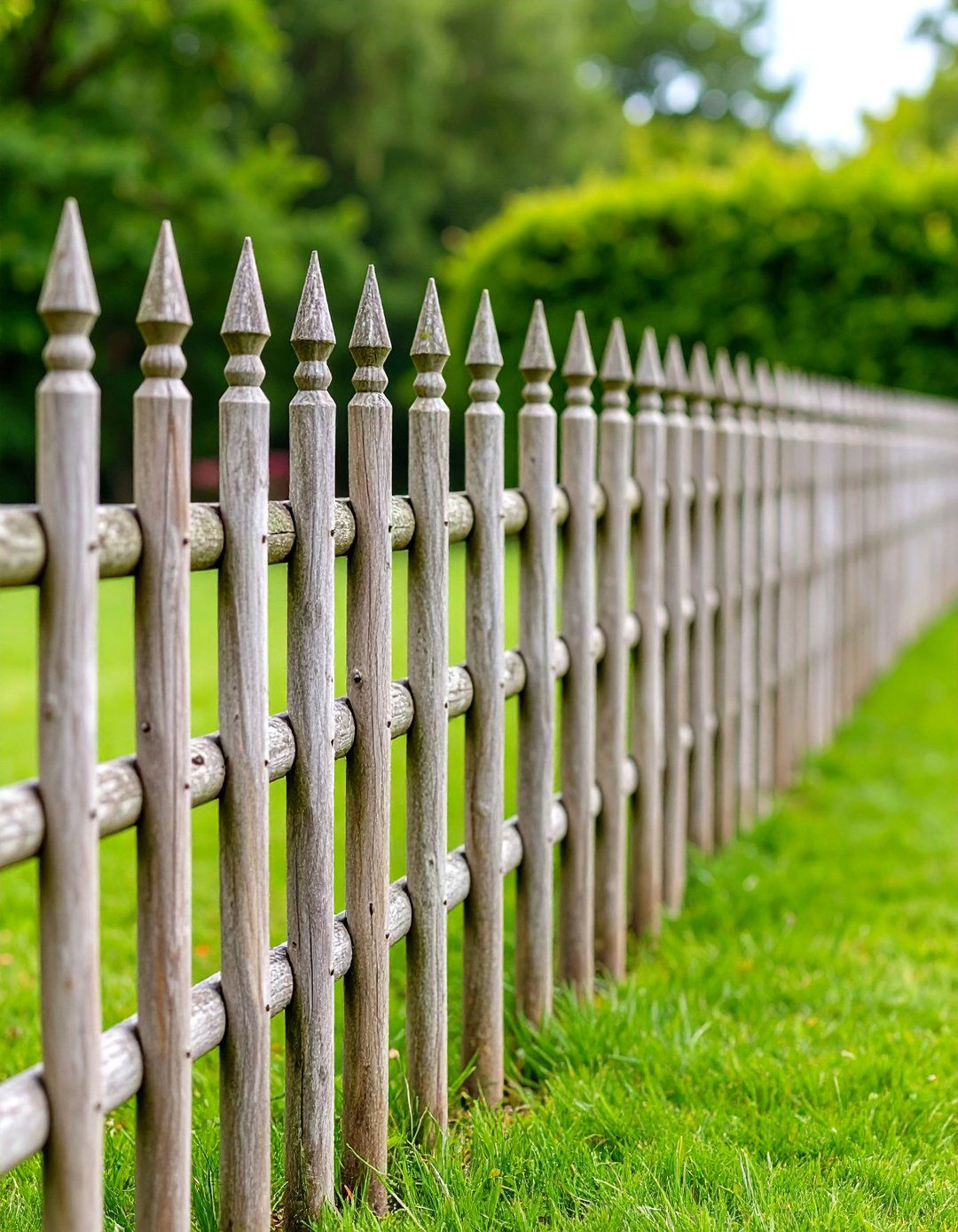 Woven Willow Fence with Traditional Craftsmanship - 24 Vegetable Garden Fence Ideas