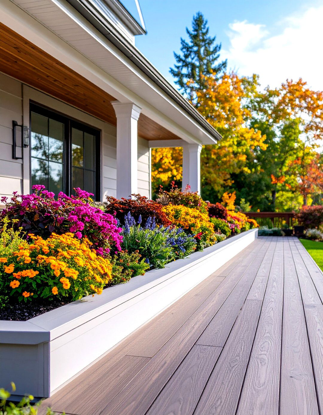 Wrap Around Fascia with Seamless Continuity - 24 Deck Fascia Ideas