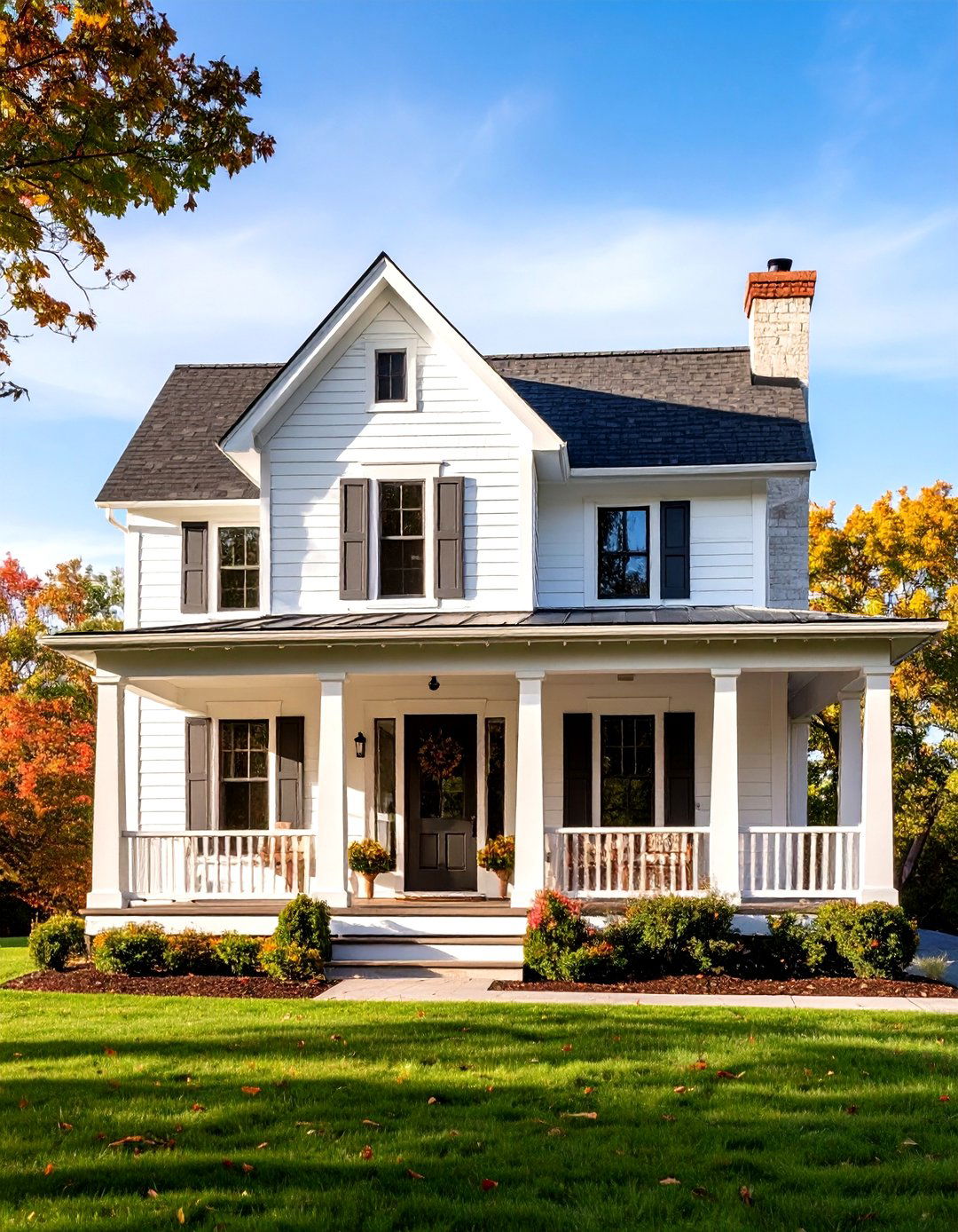 Wraparound Porch Farmhouse Design - 24 Modern Farmhouse Exterior