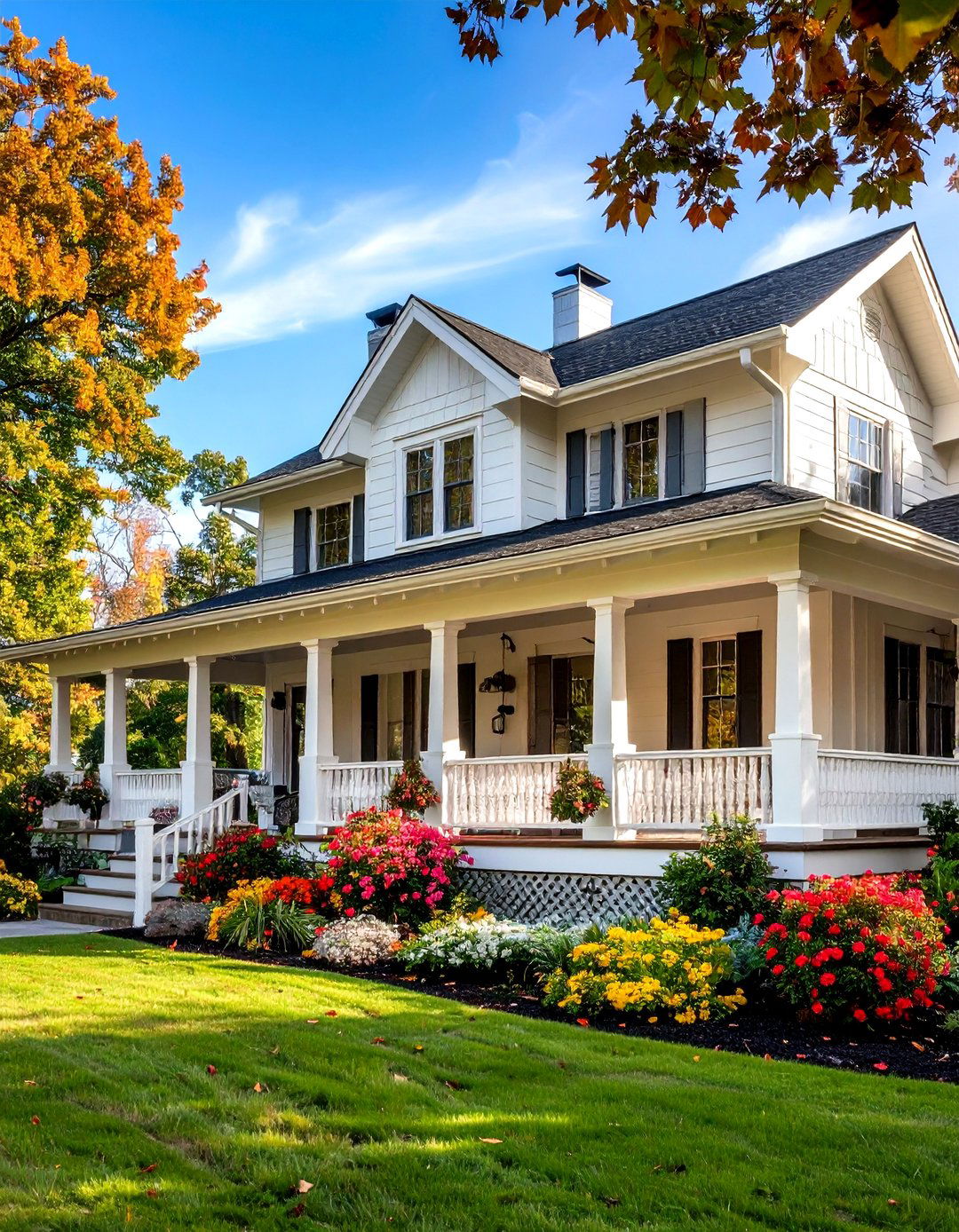 Wraparound Porch Roof Design - 24 Front Porch Roof Ideas
