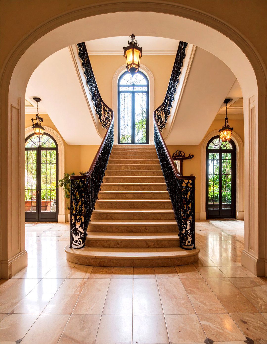 Wrought Iron Accent Elements - 24 Spanish Mediterranean House Ideas