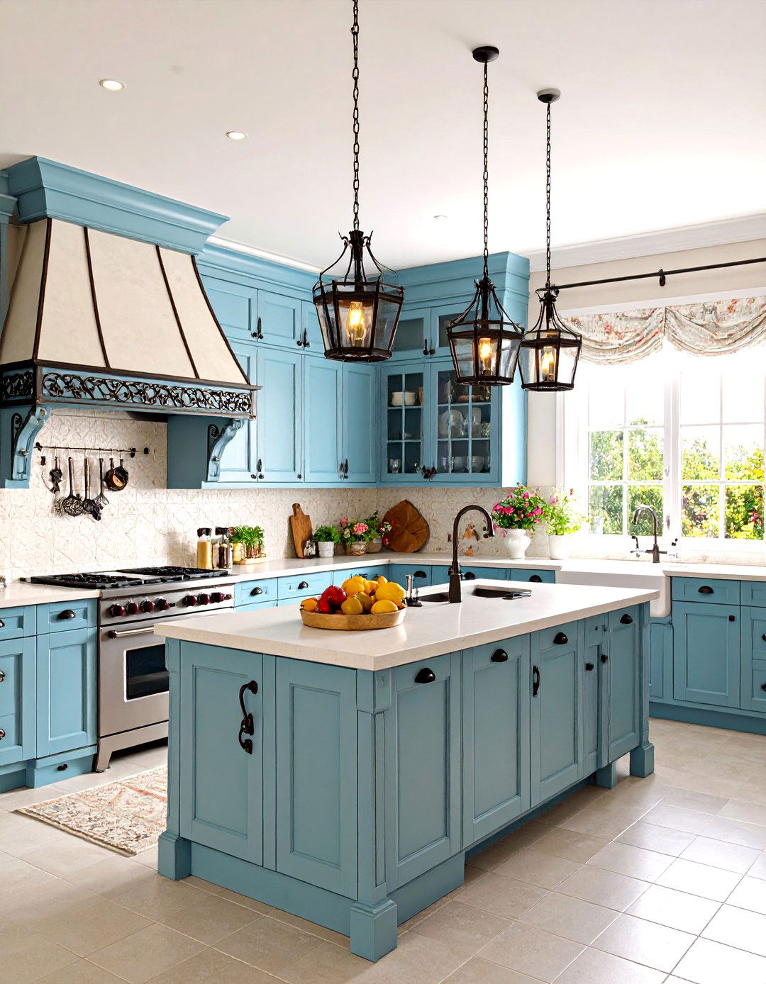 Wrought Iron Details Kitchen - 24 French Country Kitchen Ideas