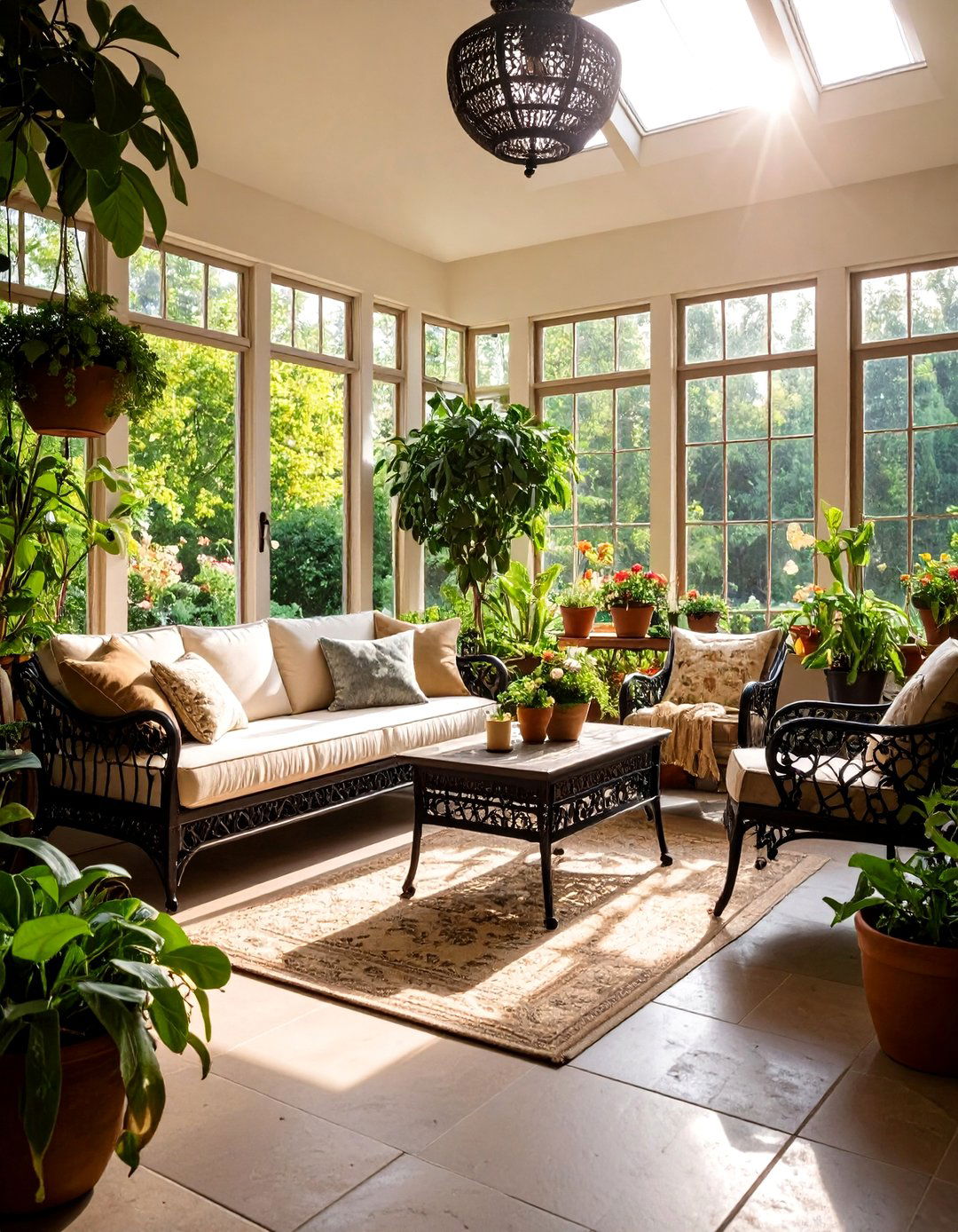 Wrought Iron Garden Style - 24 1990s Interior Design Ideas