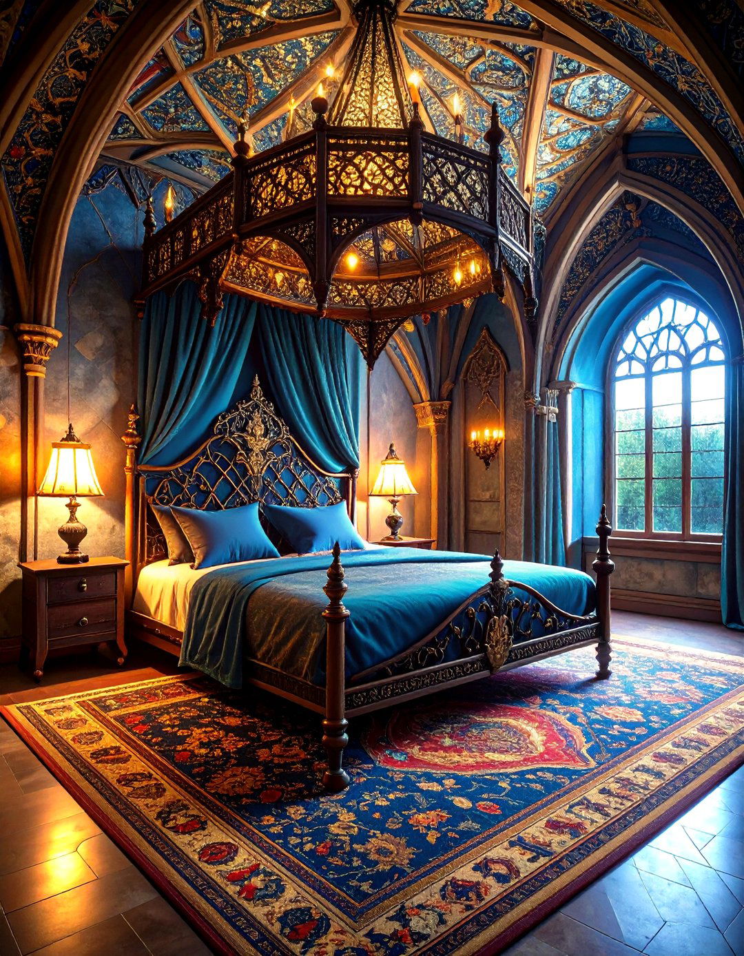 Wrought Iron Gothic Vampire Bedroom - 24 Vampire Bedroom Ideas