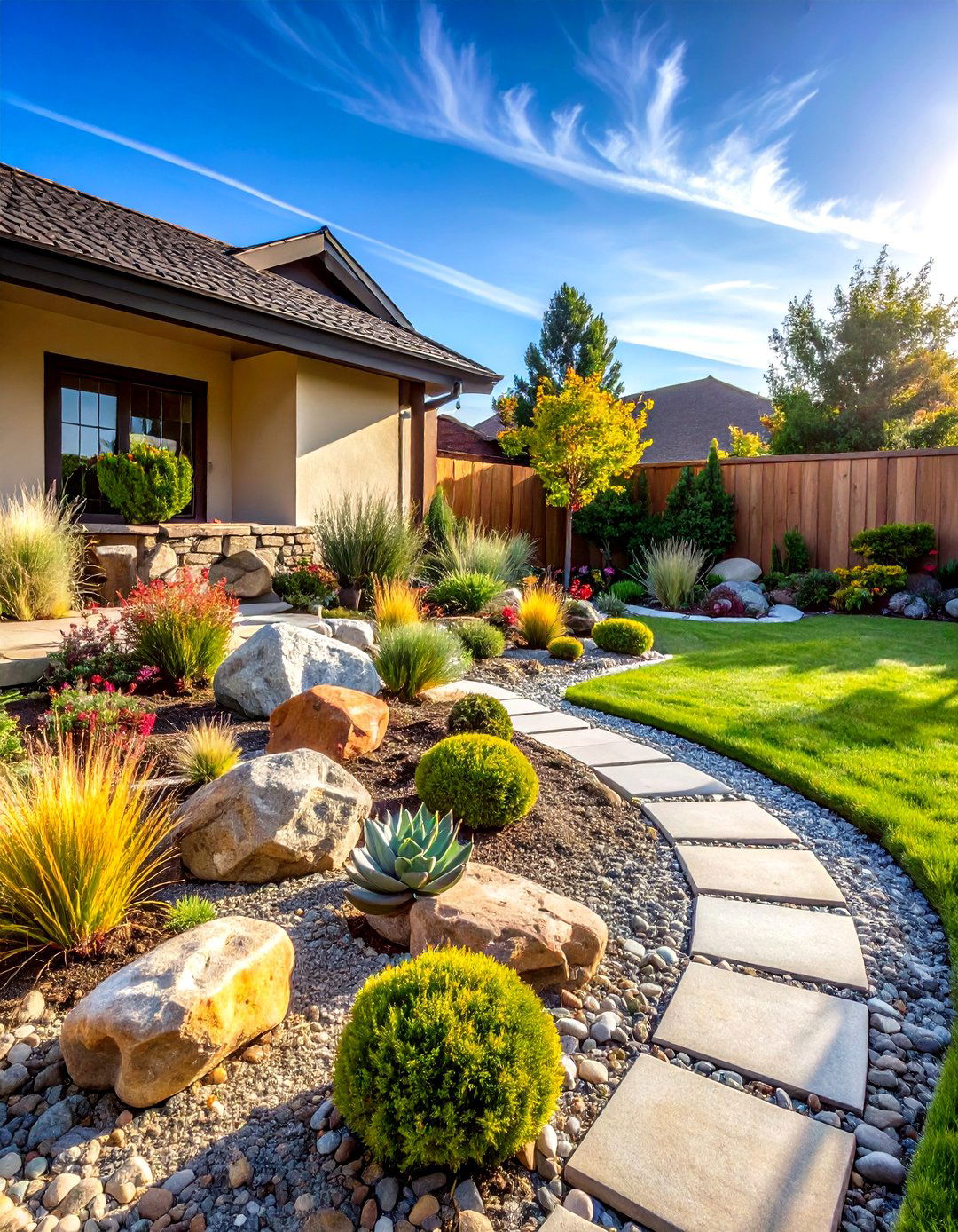 Xeriscaping Rock Gardens - 24 Low Maintenance Backyard Landscaping Ideas