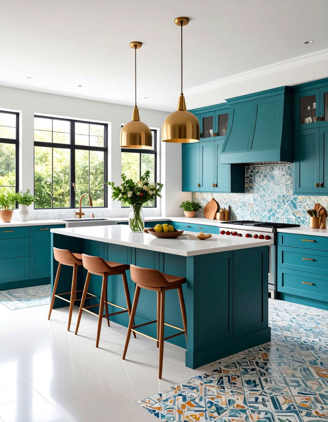 Zellige Tile Accents - 24 Organic Kitchen Design Ideas