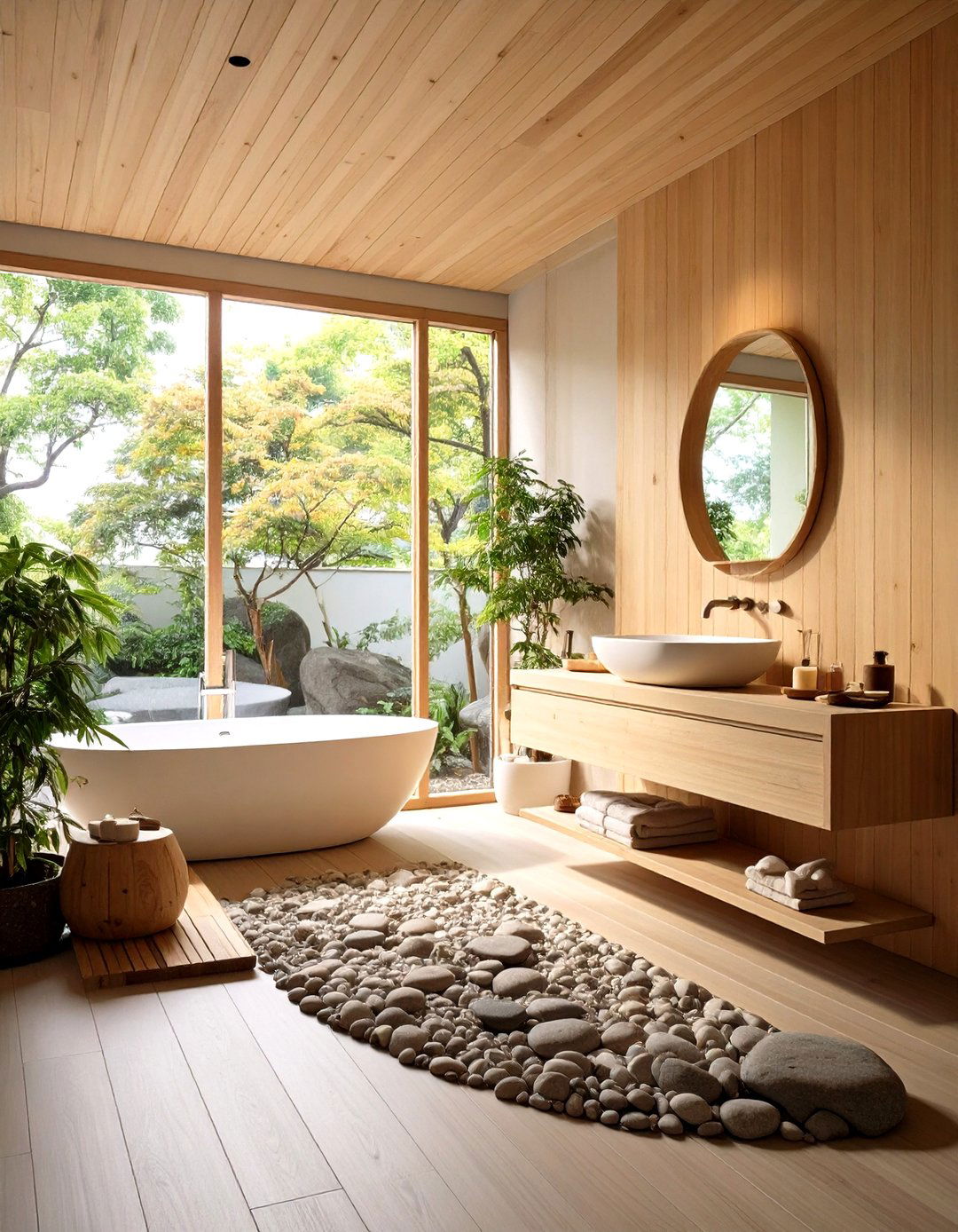 Zen Bathroom with Japanese Inspired Minimalism - 24 Modern Bathroom Decor Ideas