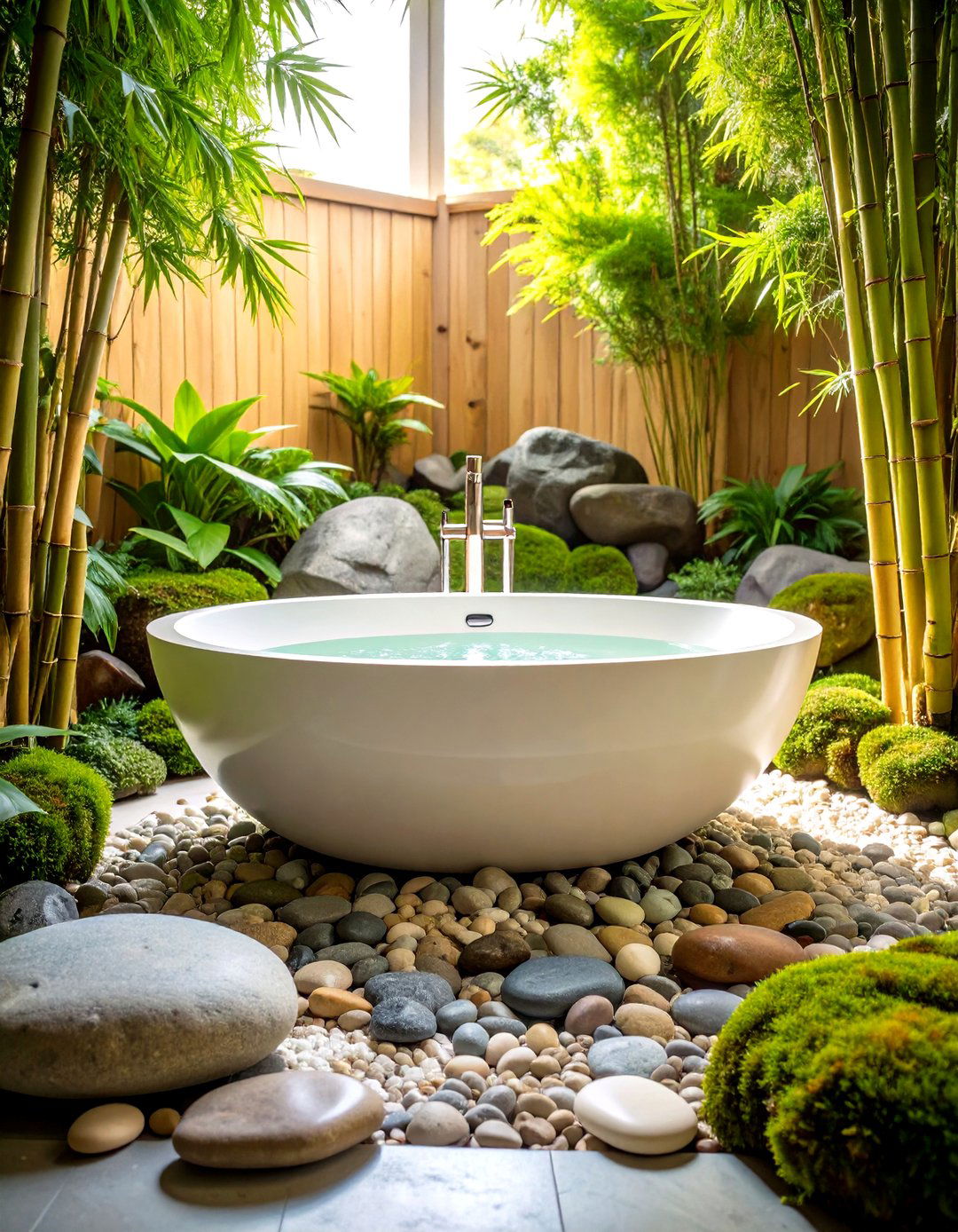 Zen Garden Drop in Tub - 24 Drop in Tub Ideas