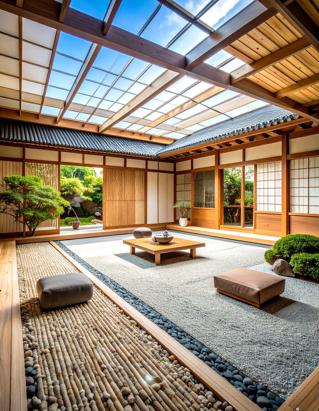 Zen Garden Greenhouse - 24 Fantasy Greenhouse Ideas