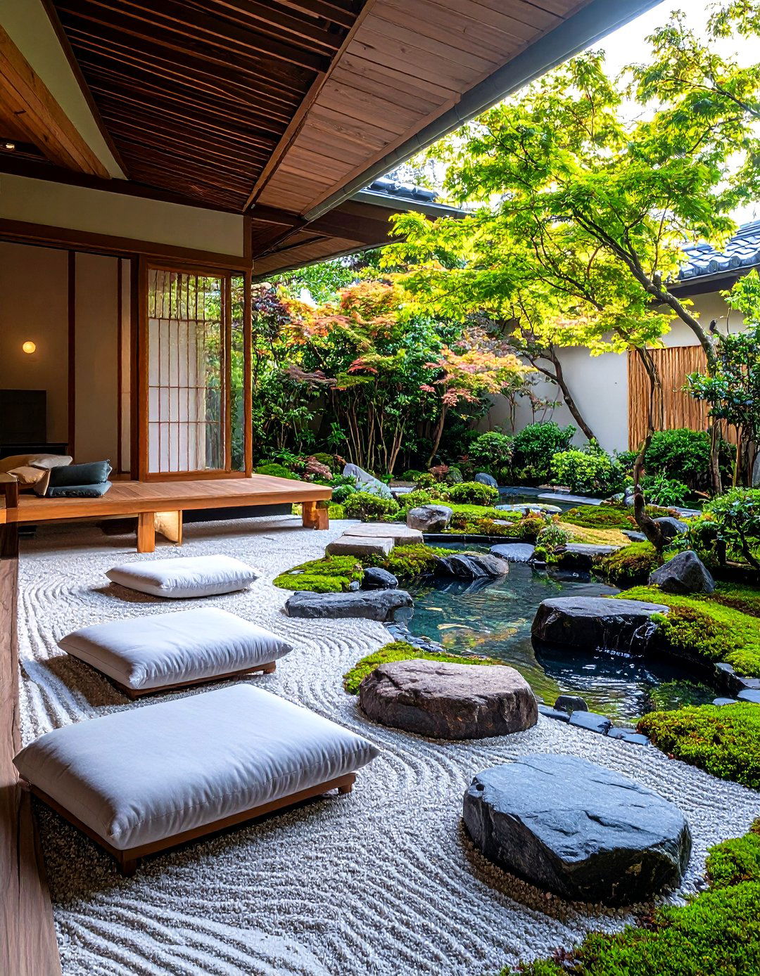Zen Garden Meditation Deck - 24 Small Deck Ideas