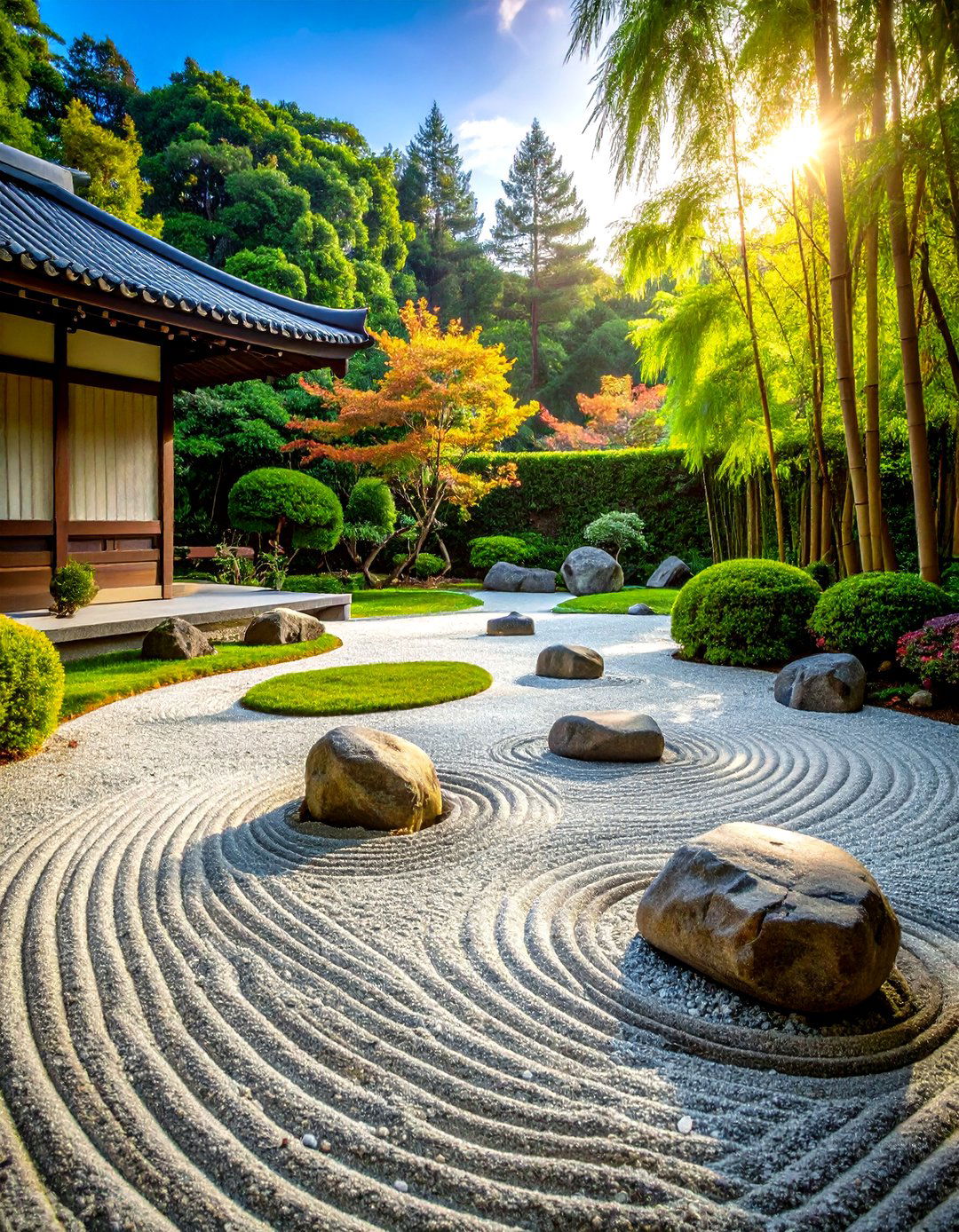Zen Garden Meditation Patio Space - 24 mulch patio ideas