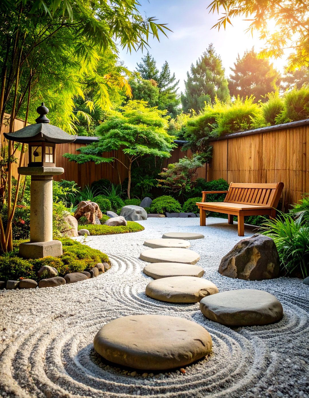 Zen Garden Meditation Spaces - 24 AI Landscape Design Ideas