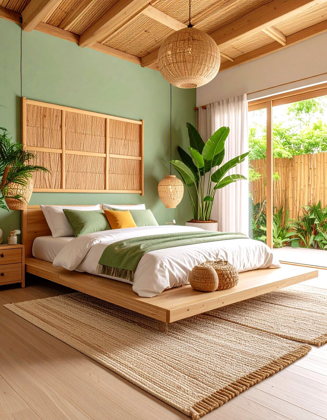 Zen Inspired Guest Bedroom with Natural Elements - 24 Guest Bedroom Ideas