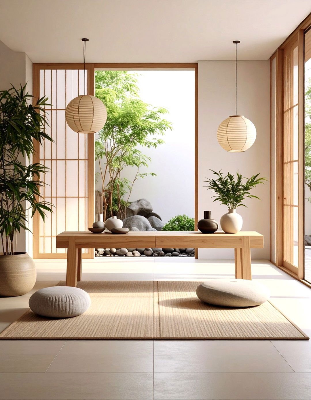 Zen Meditation Console Design - 24 Entry Table Decor Ideas
