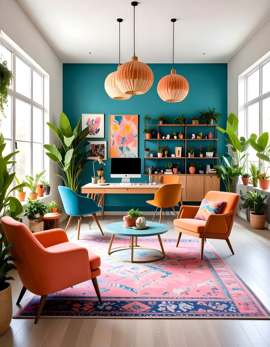 Zen Minimalist Meditation Office - 24 Home Office Ideas for Her