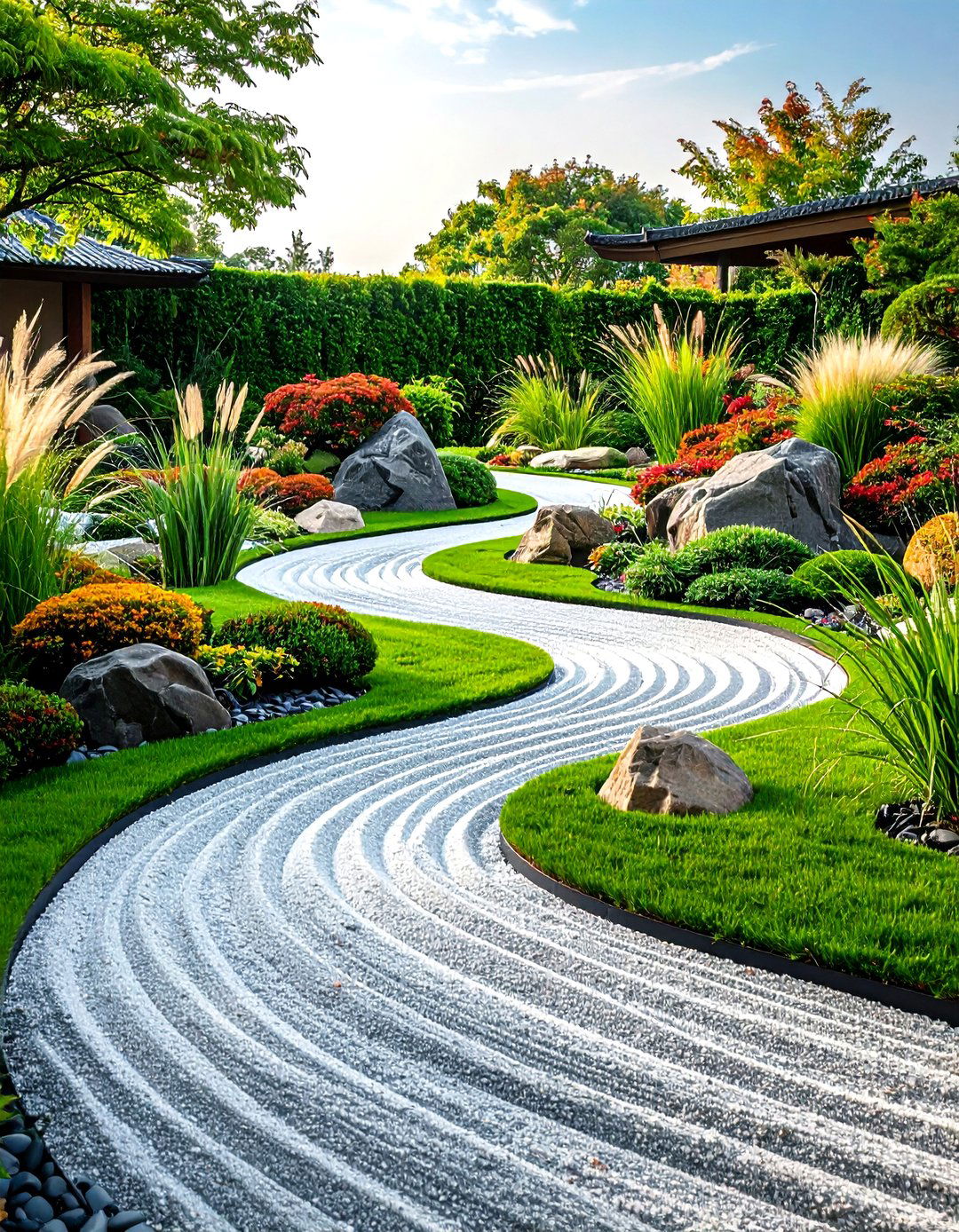 Zen Slope Garden Design - 24 Sloped Garden Ideas