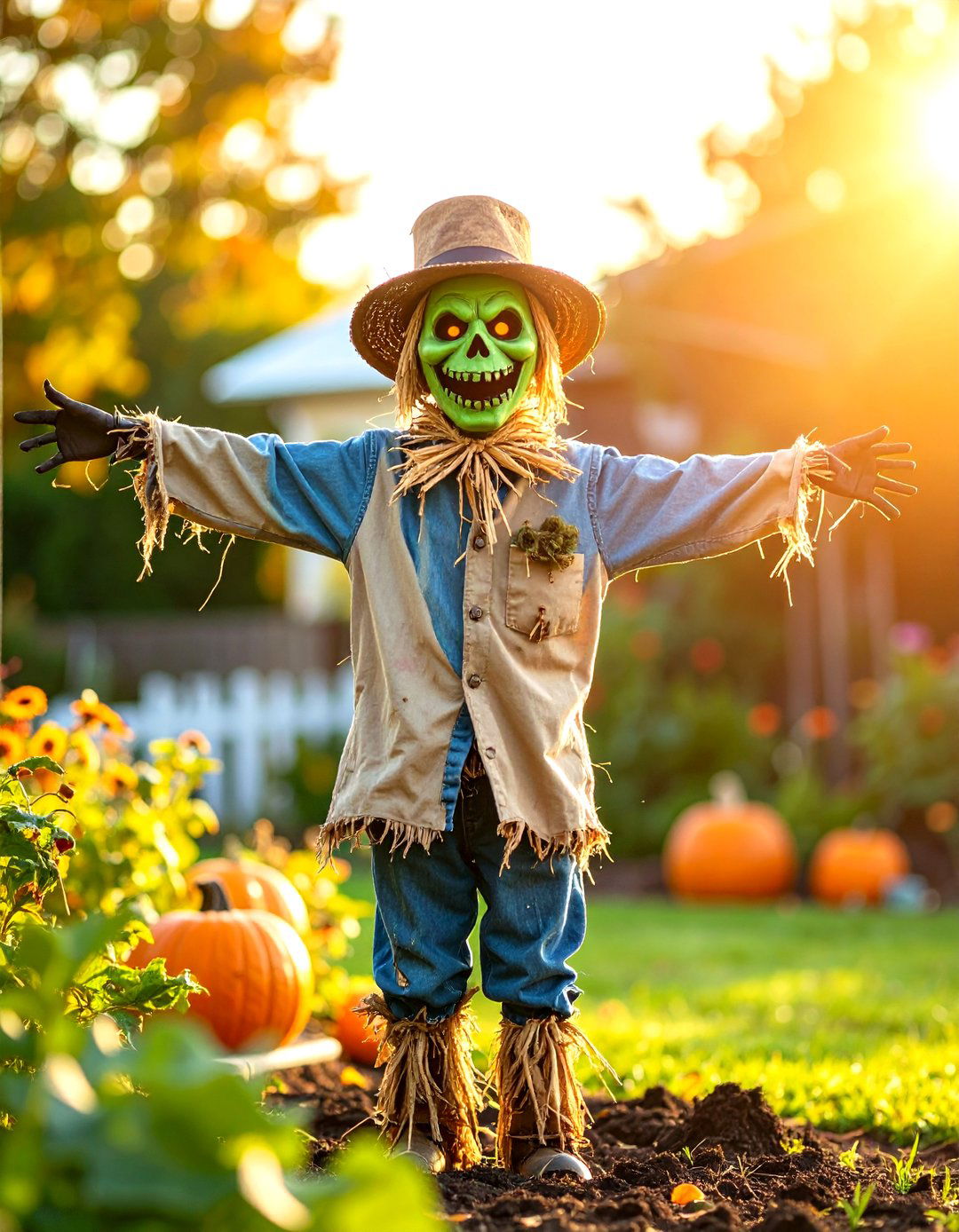 Zombie Apocalypse Scarecrow - 24 Garden Scarecrow Ideas