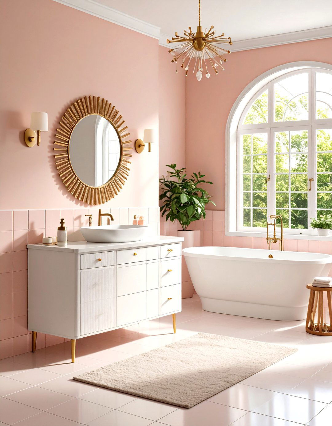 s Pastel Paradise - 24 Vintage Bathroom Ideas