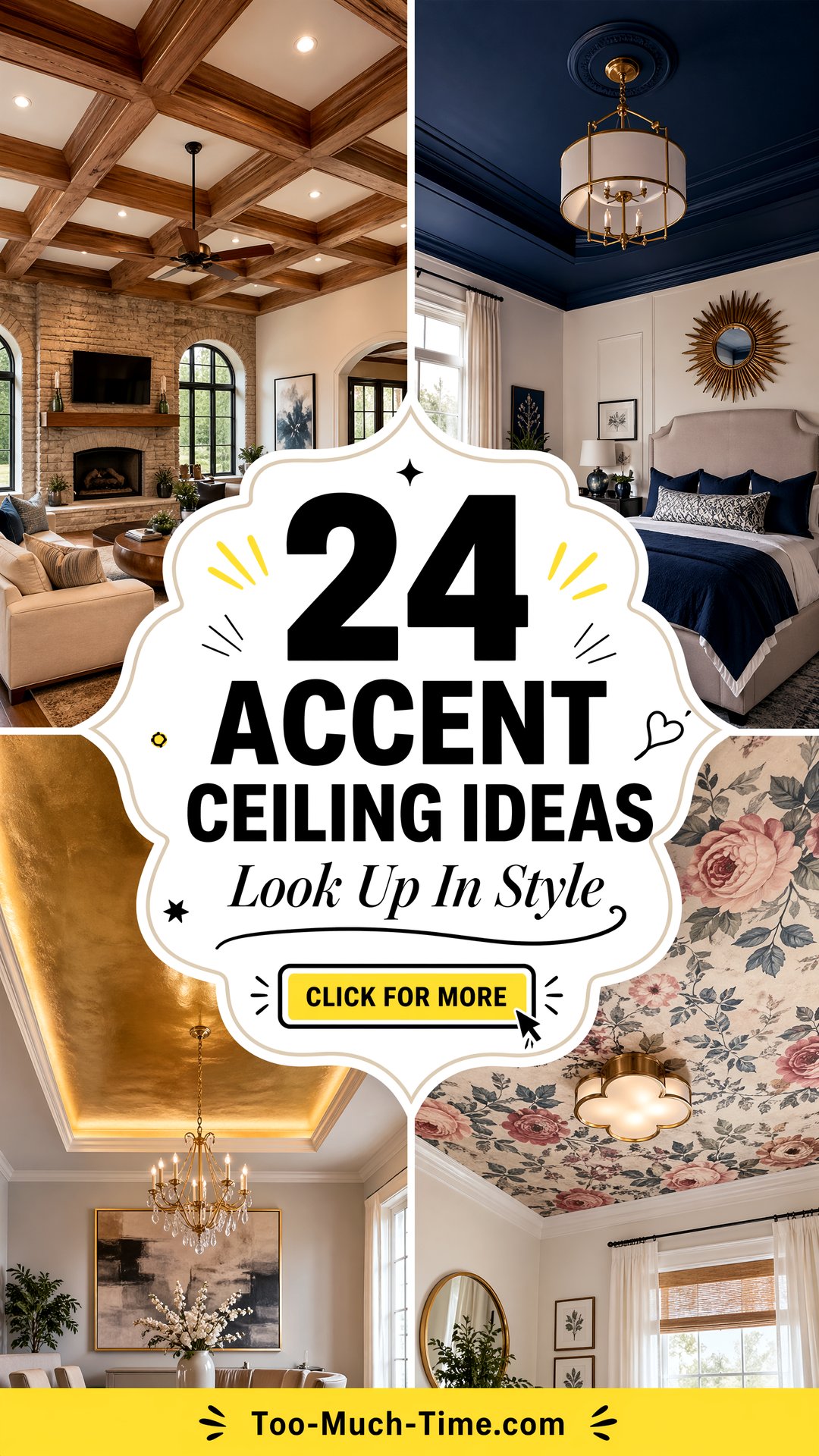24 Accent Ceiling Ideas for Dramatic Elevated Rooms - 24 Accent Ceiling Ideas for Dramatic, Elevated Rooms