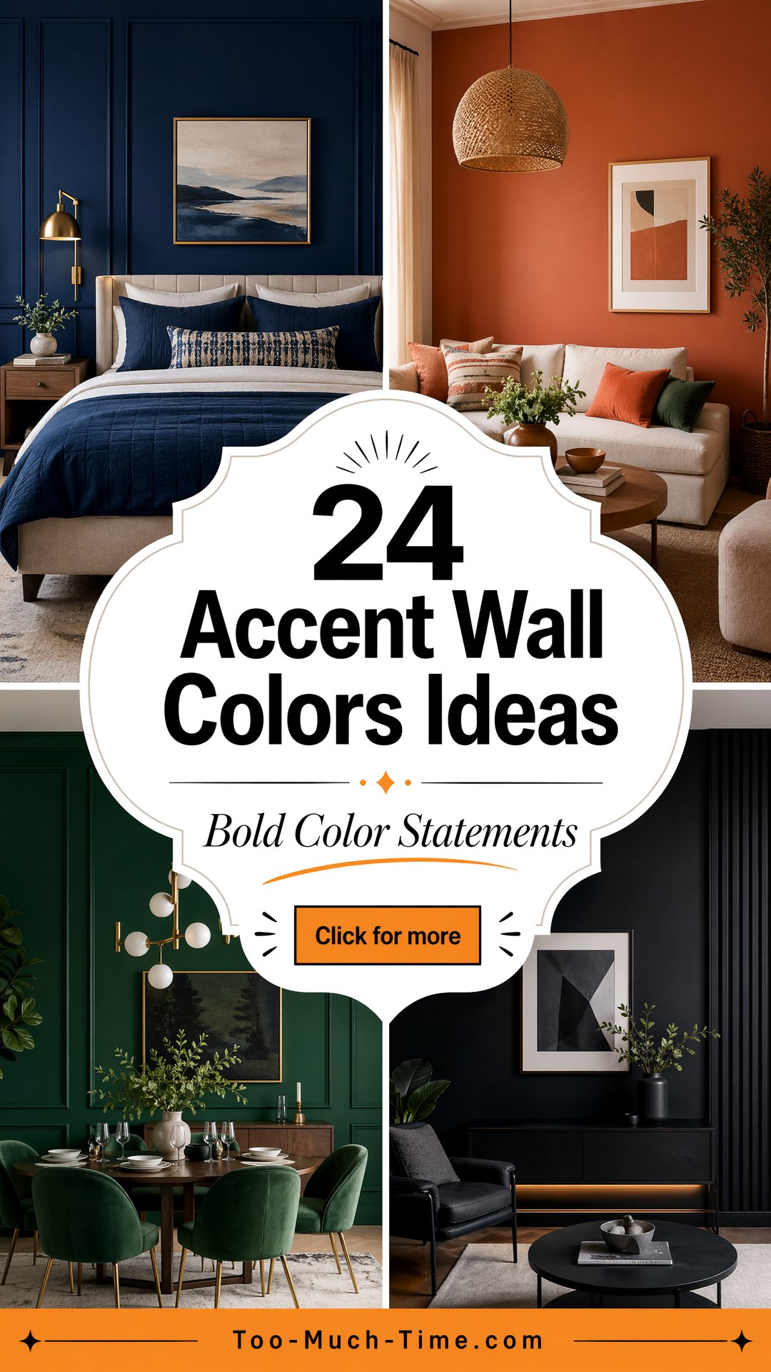 24 Accent Wall Colors Ideas for Bold Interior Accents - 24 Accent Wall Colors Ideas for Bold Interior Accents