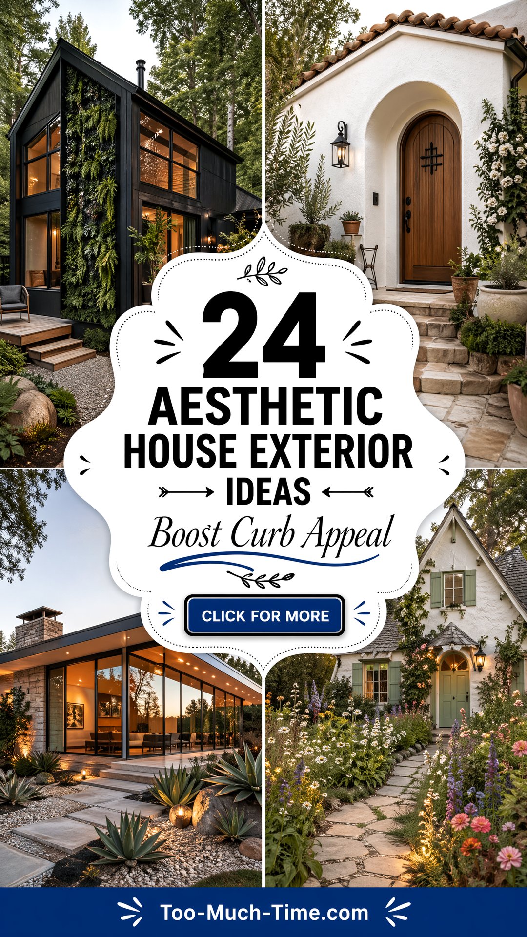 24 Aesthetic House Exterior Ideas for Curb Appeal Today - 24 Aesthetic House Exterior Ideas for Curb Appeal Today