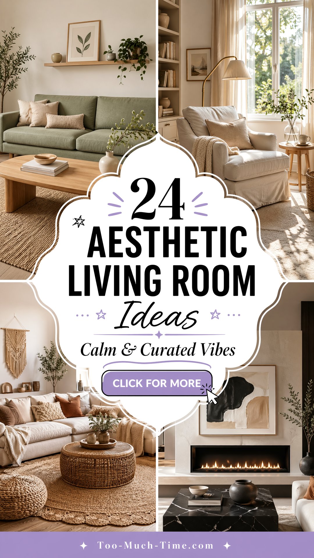 24 Aesthetic Living Room Ideas for Calm Curated Spaces - 24 Aesthetic Living Room Ideas for Calm, Curated Spaces