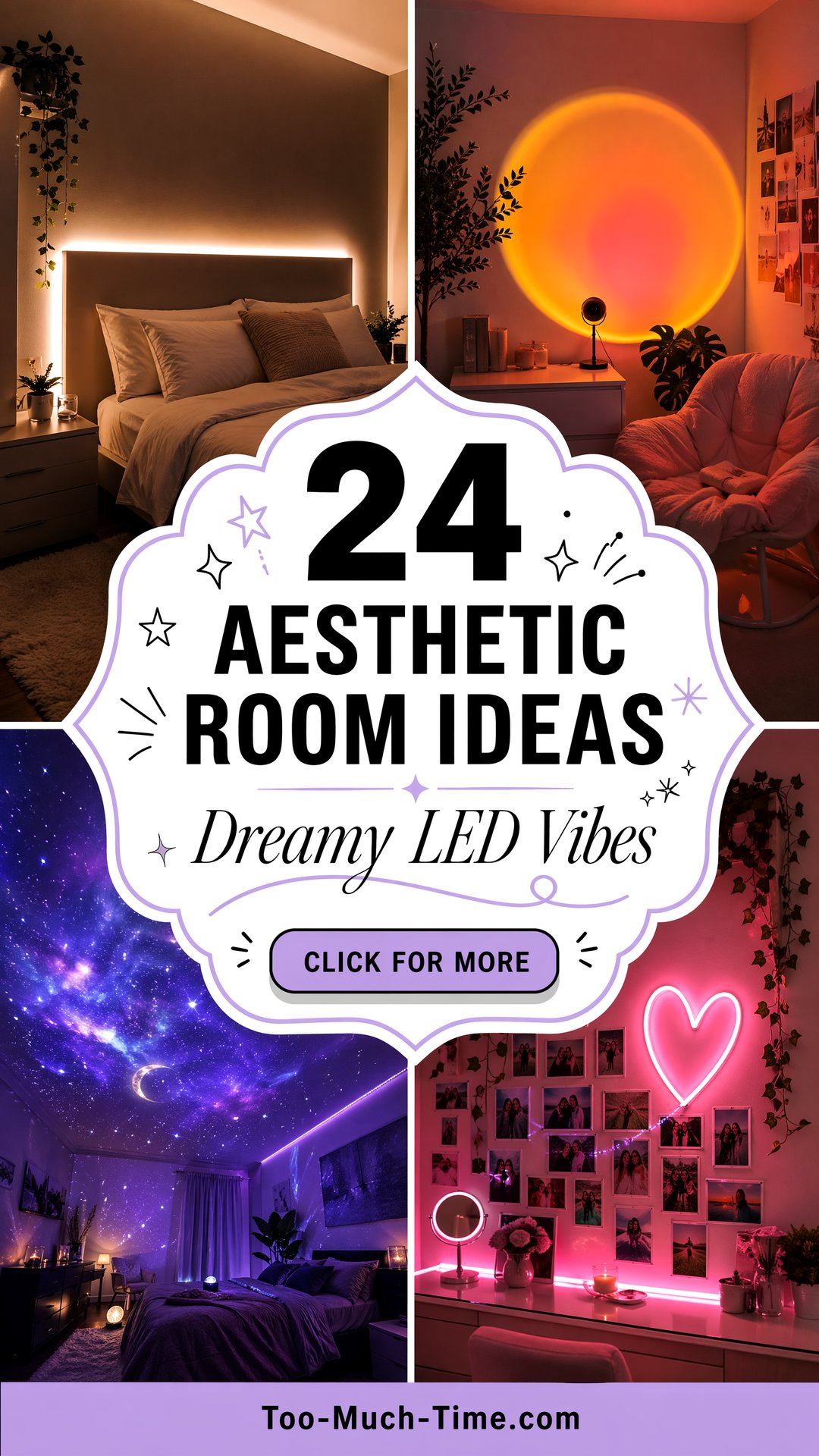 24 Aesthetic Room Ideas with Led Lights for Vibes - 24 Aesthetic Room Ideas with Led Lights for Vibes