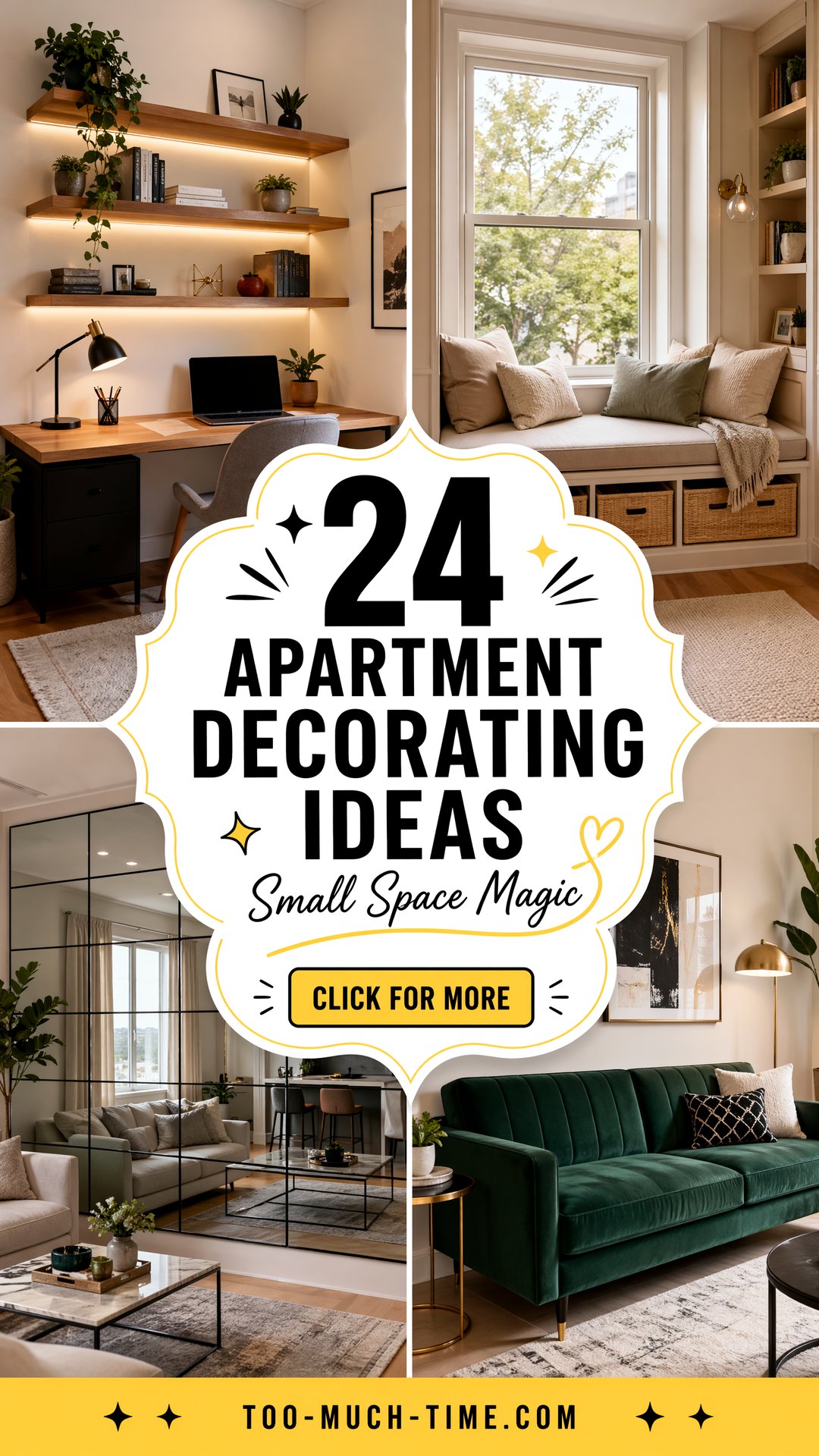 24 Apartment Decorating Ideas for Small Spaces and Cozy - 24 Apartment Decorating Ideas for Small Spaces and Cozy