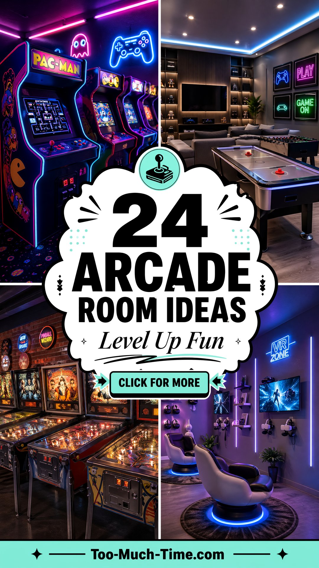 24 Arcade Room Ideas for a Fun Living Space with Games - 24 Arcade Room Ideas for a Fun Living Space with Games